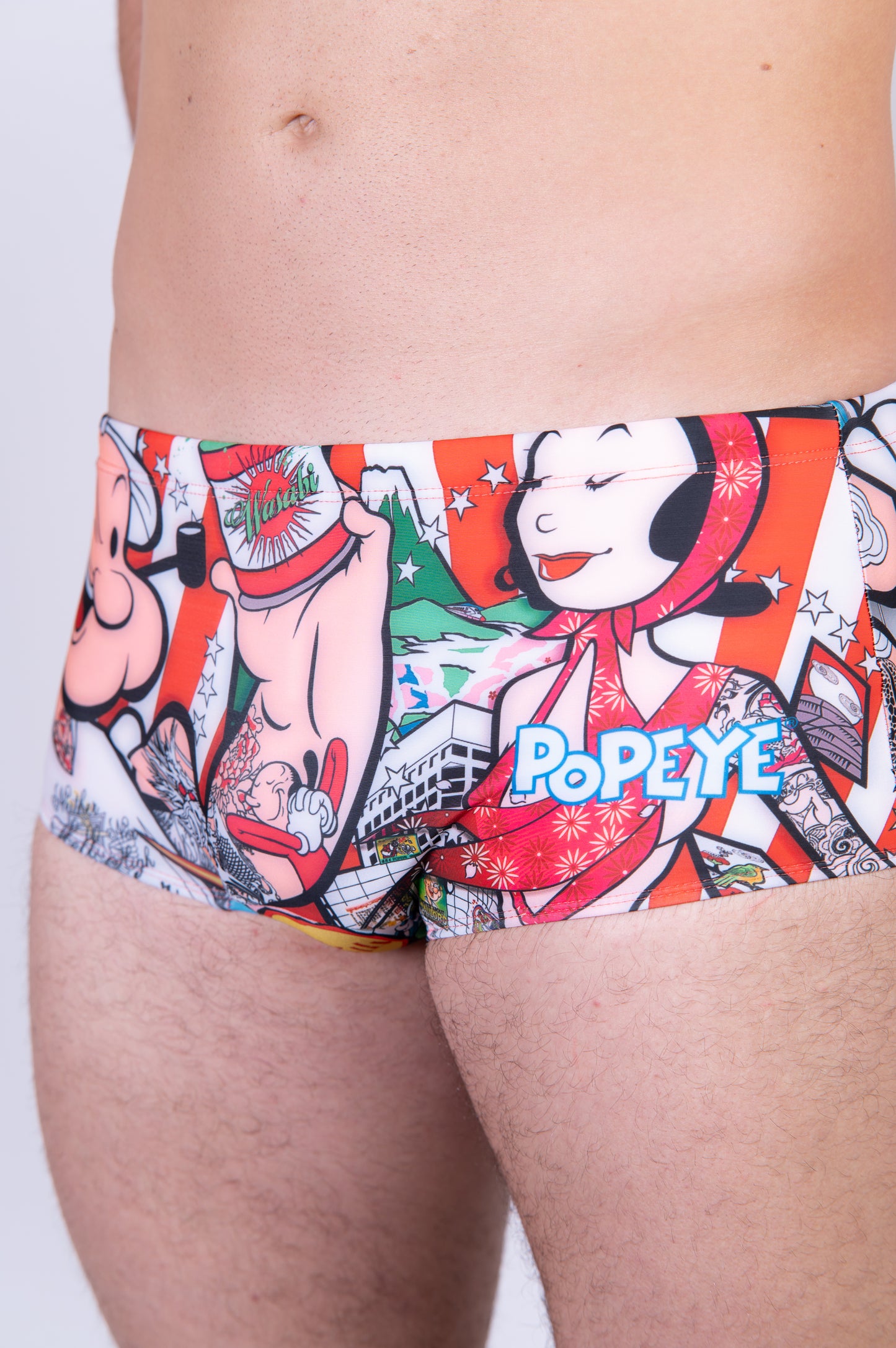 Men's trunk swimsuit - Popeye Art Show