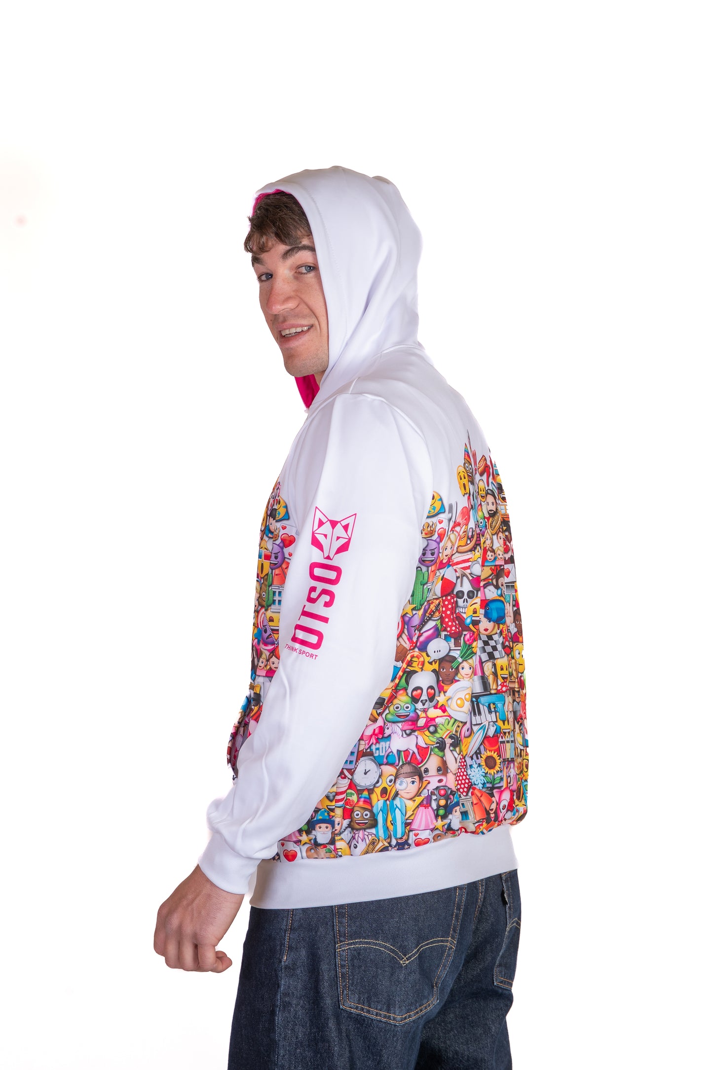 Sweat à capuche - Emoji Big Wave