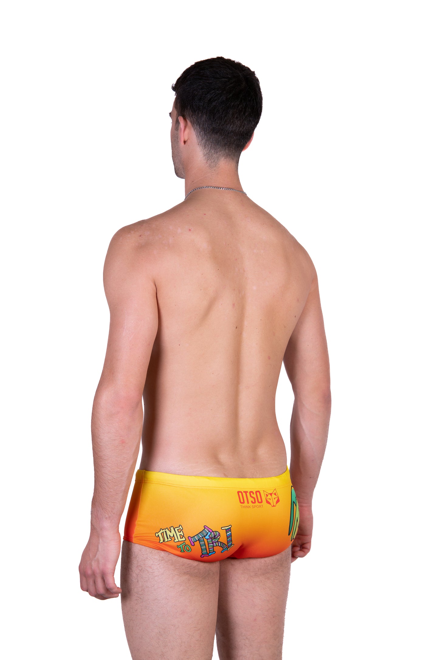 Maillot de bain trunk homme - Time to tri Run