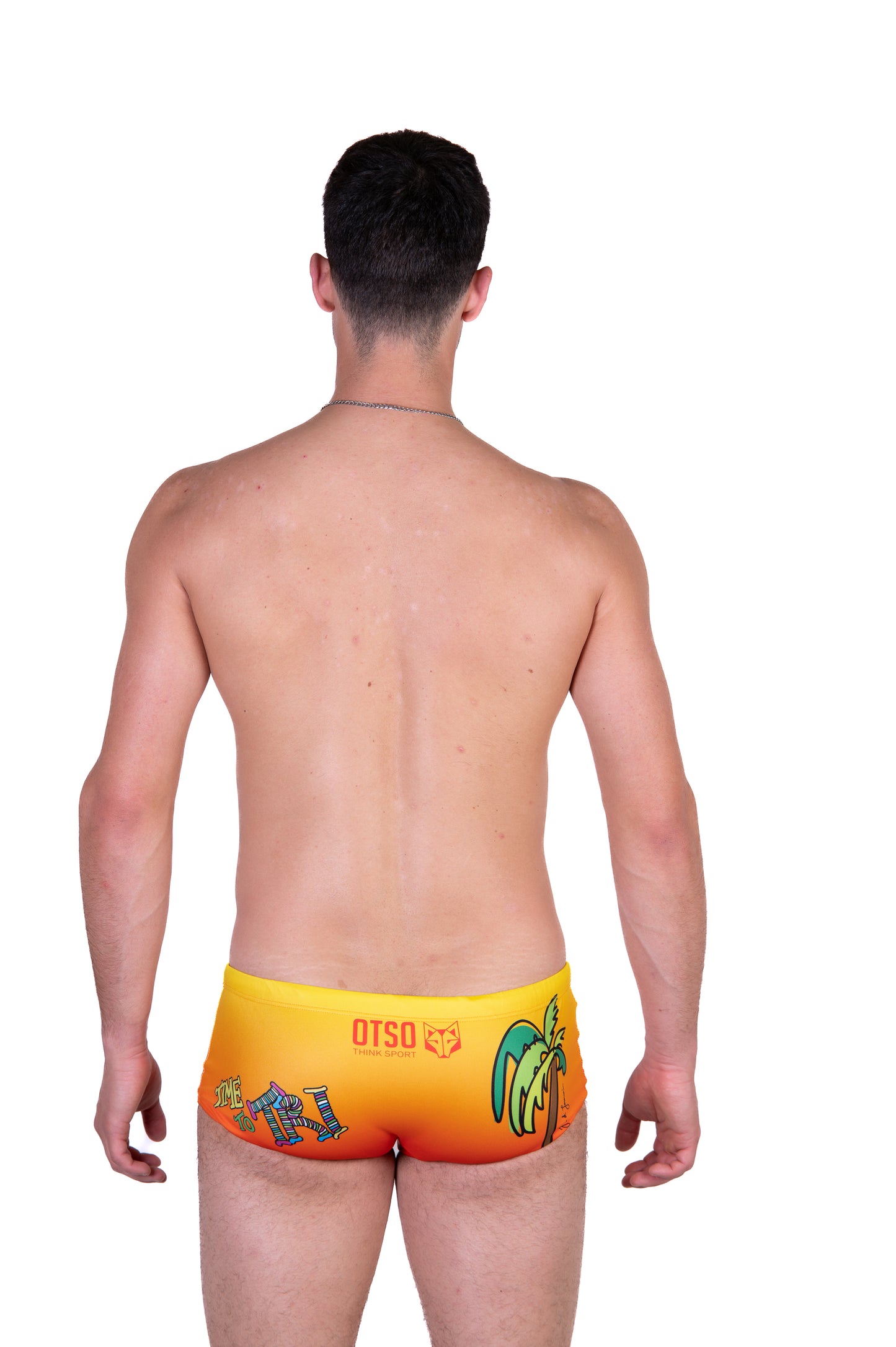 Maillot de bain trunk homme - Time to tri Run