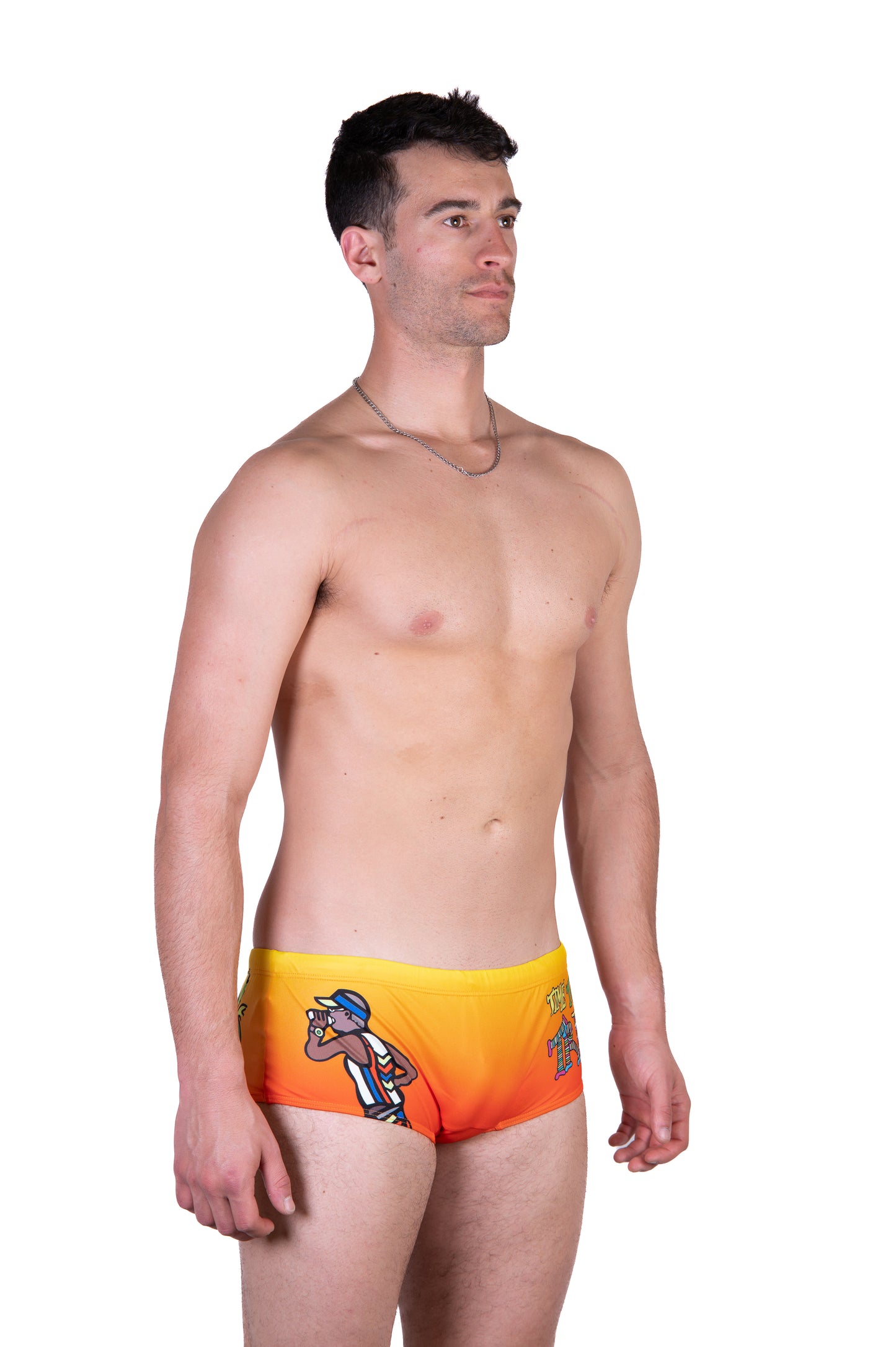 Maillot de bain trunk homme - Time to tri Run