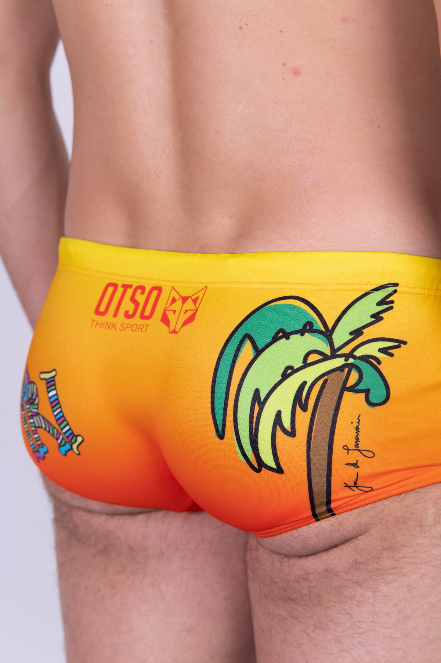 Maillot de bain trunk homme - Time to tri Run