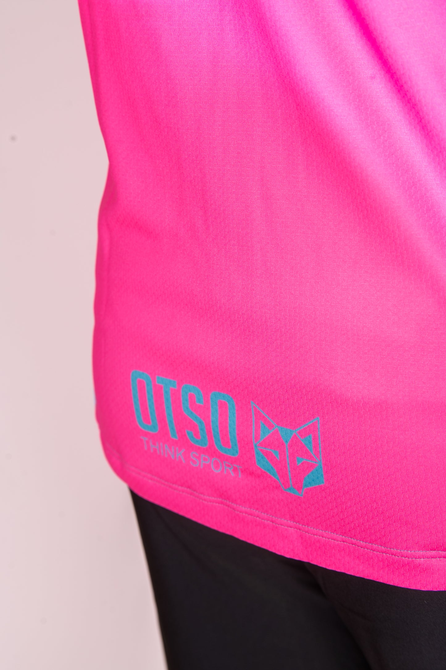 Moletom esportivo unissex - Fluo Pink & Light Blue