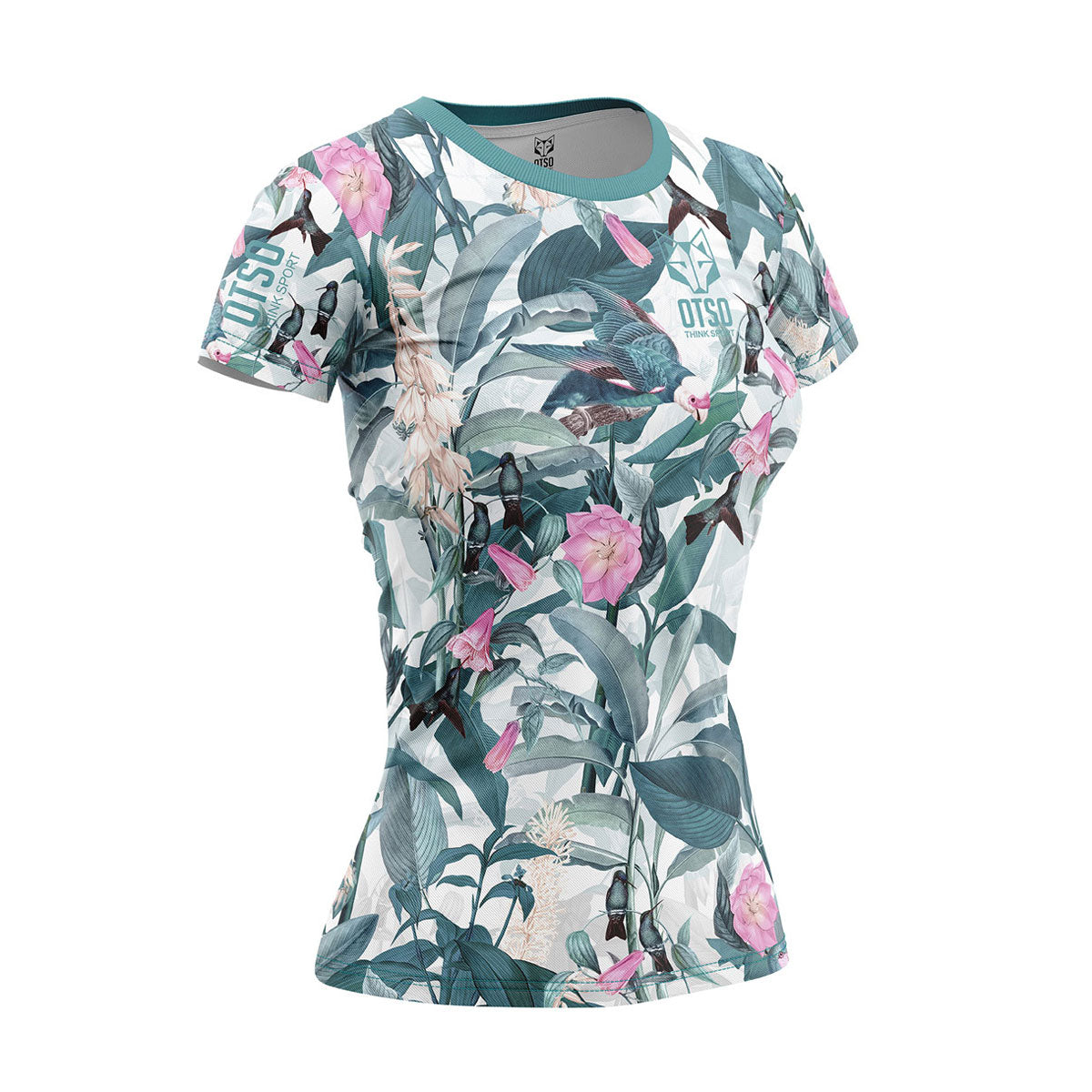 T-shirt de manga curta para mulher - Garden