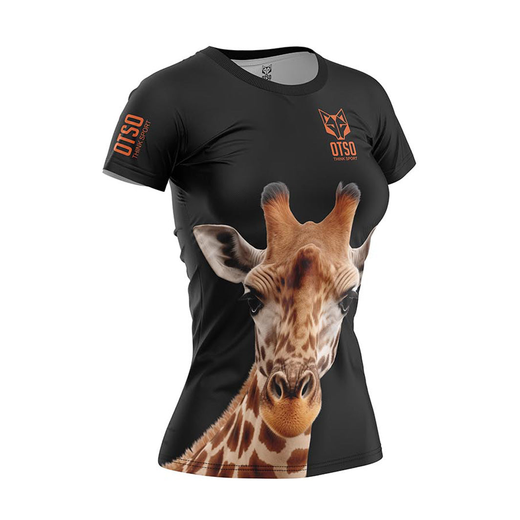 T-shirt manches courtes femme - Girafe