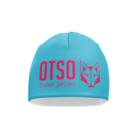 Gorro - Light Blue & Fluo Pink