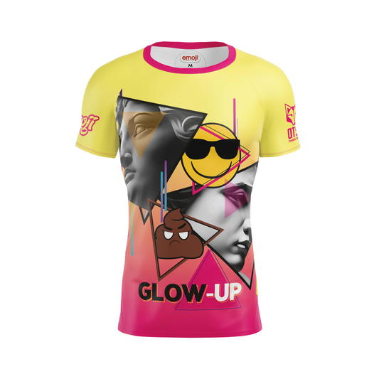 Camiseta manga corta hombre - Emoji Glow-Up (Outlet)
