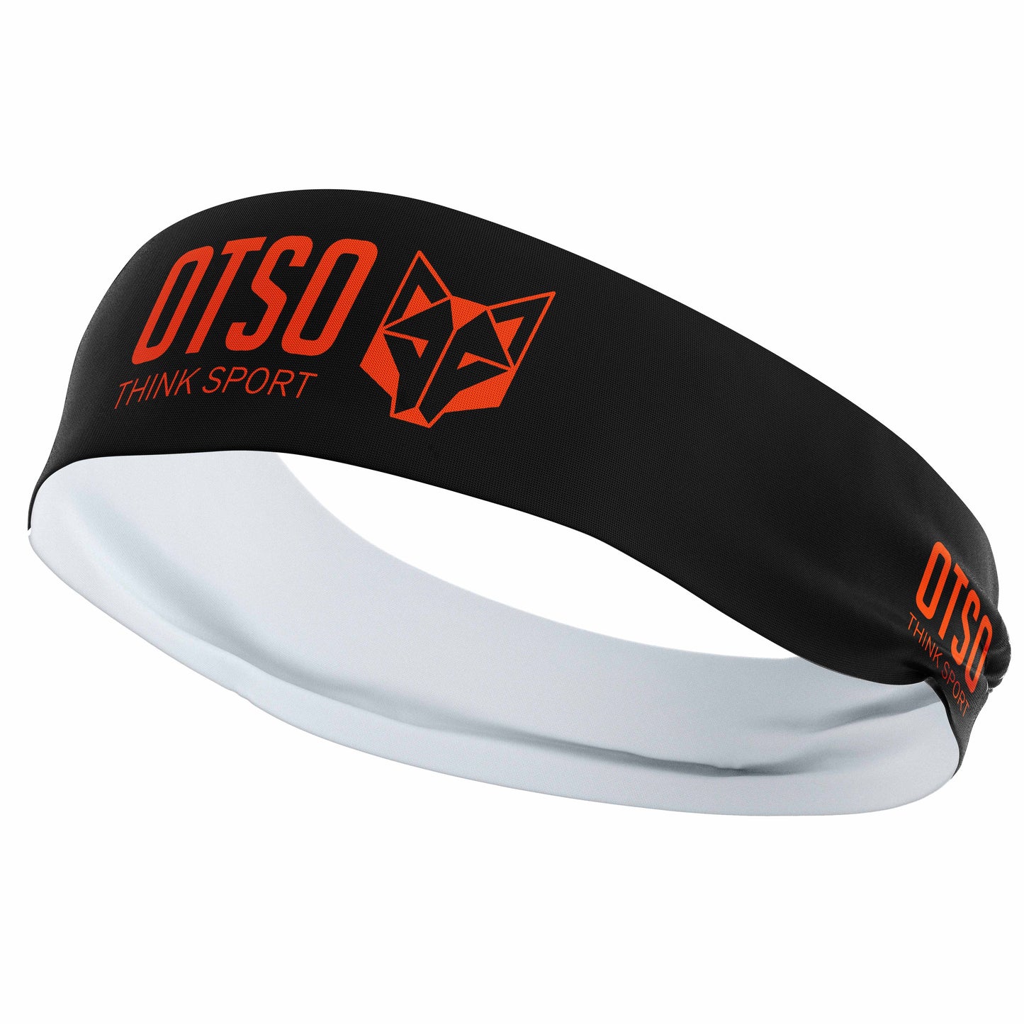 Cinta de cap - OTSO Sport Black / Fluo Orange