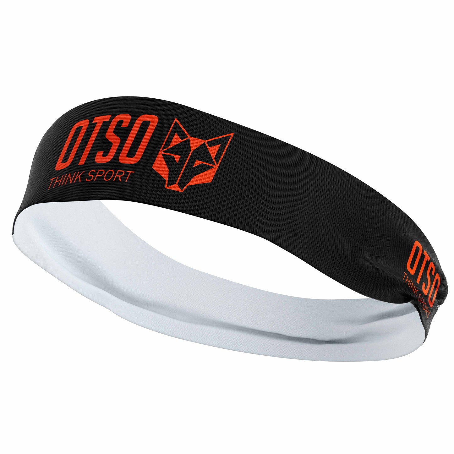 Cinta de cap - OTSO Sport Black / Fluo Orange