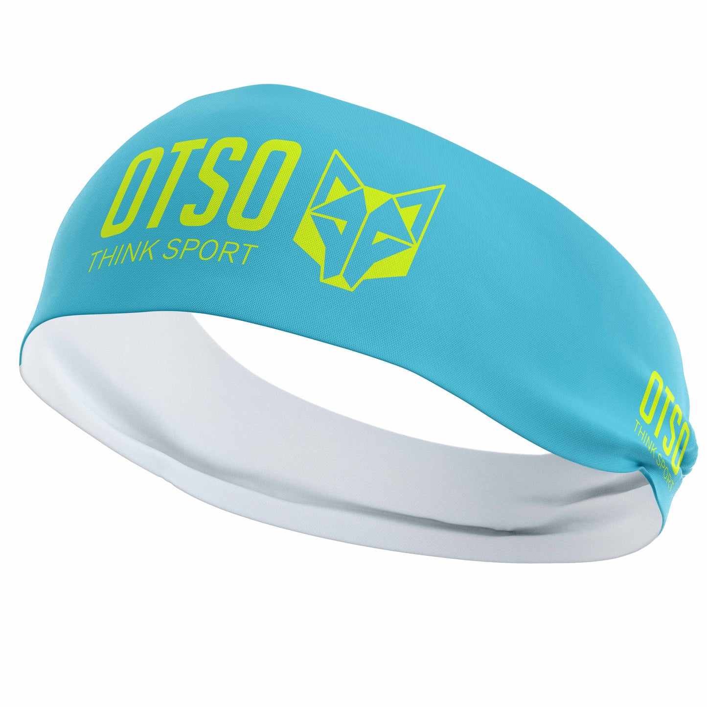 Cinta de cabeza - OTSO Sport Light Blue / Fluo Yellow
