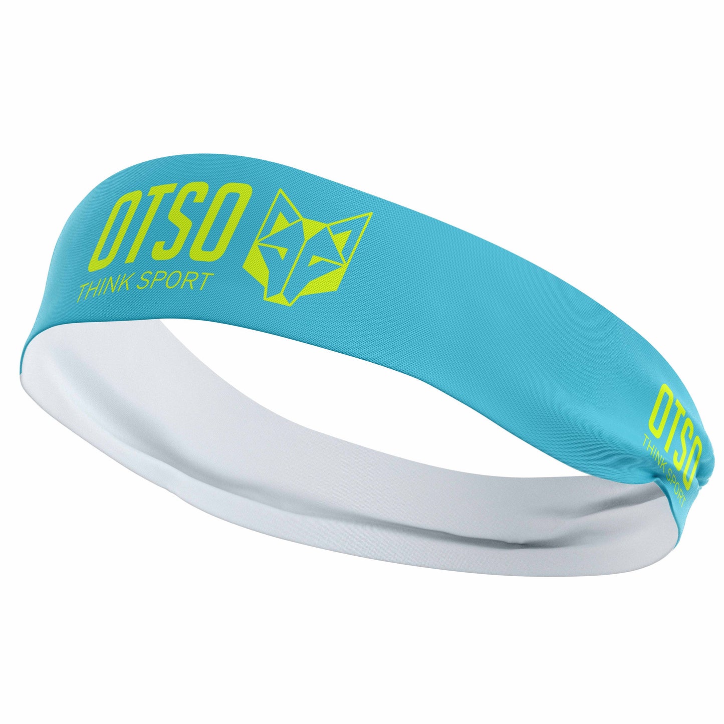 Cinta de cabeza - OTSO Sport Light Blue / Fluo Yellow