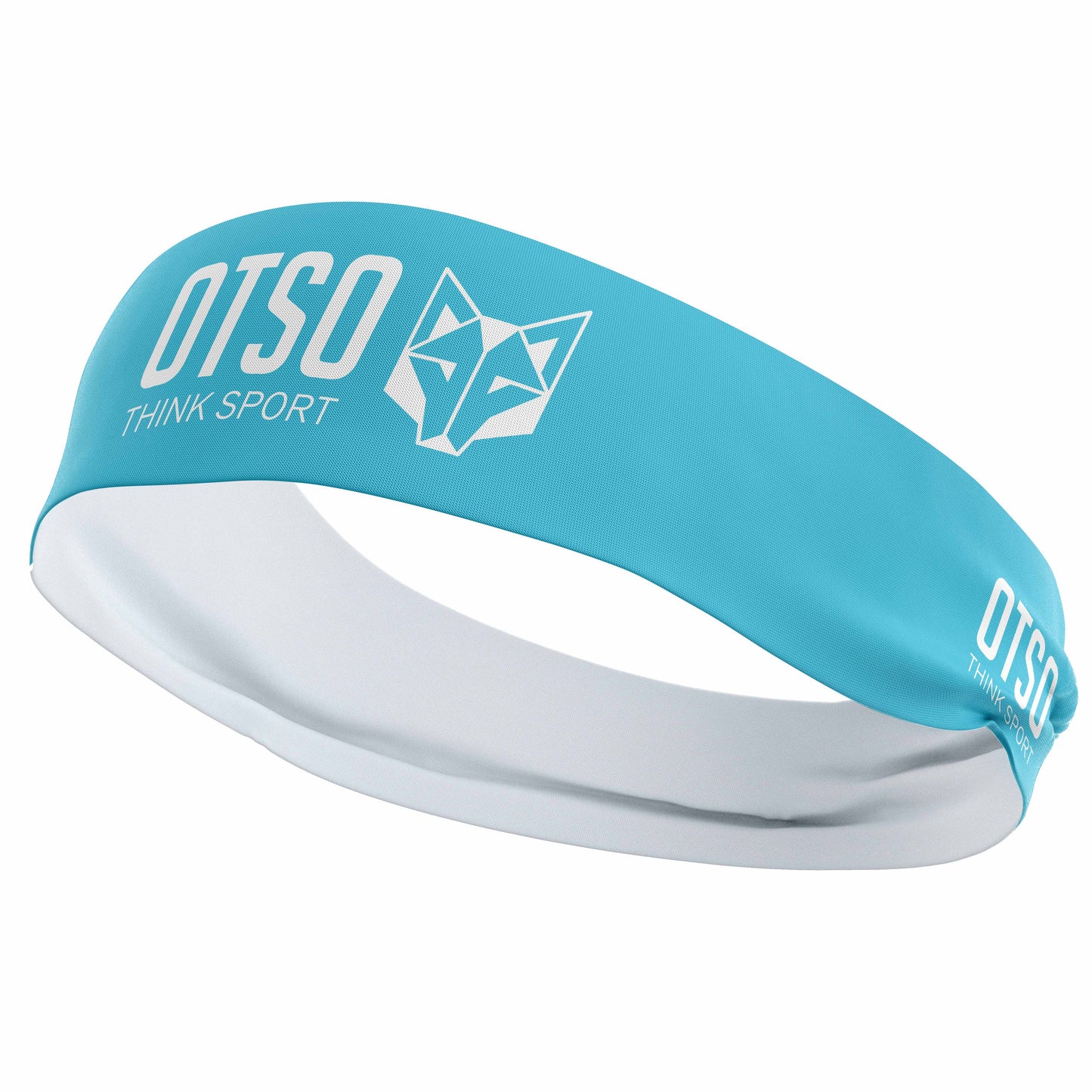 Cinta de cap - OTSO Sport Light Blue / White