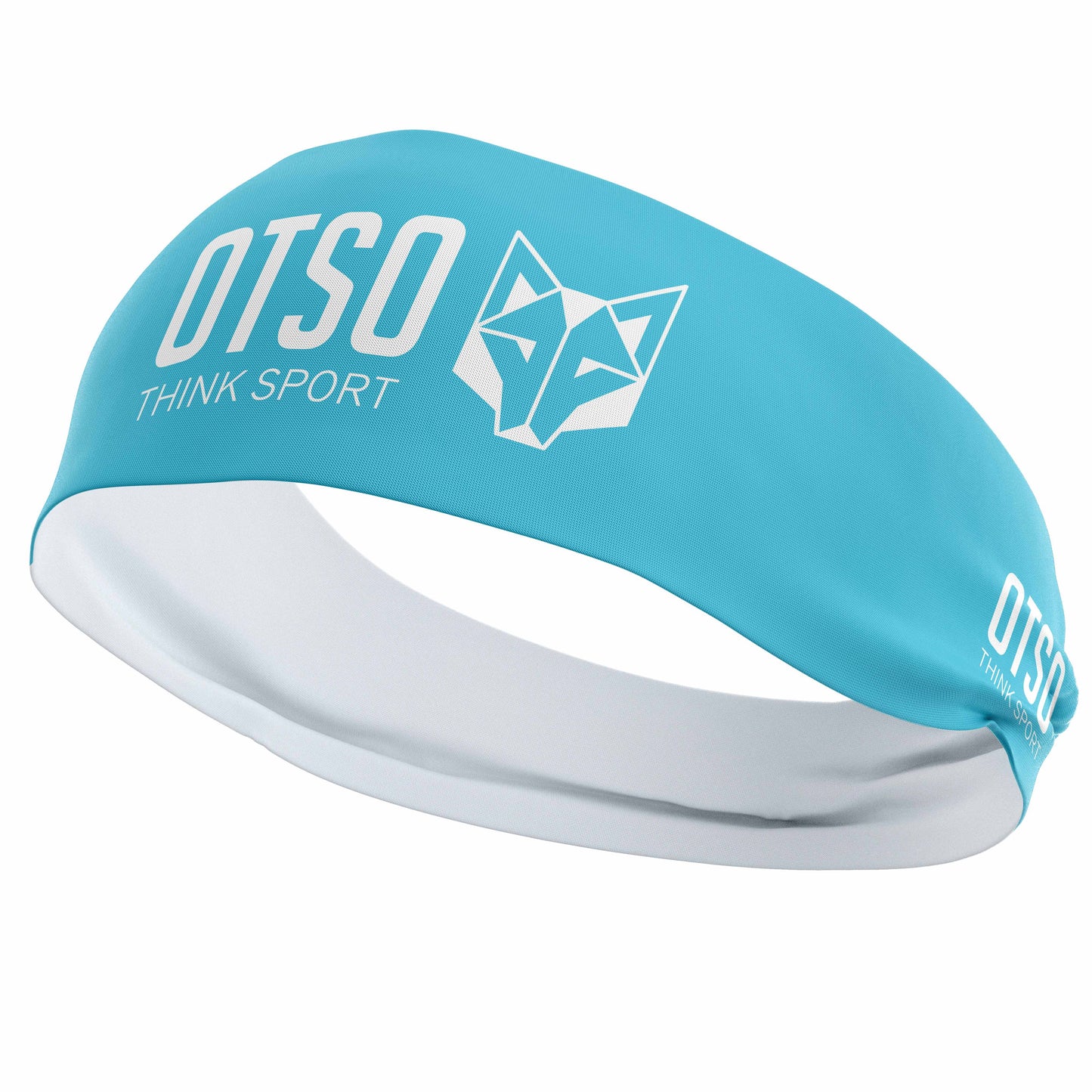 Cinta de cap - OTSO Sport Light Blue / White