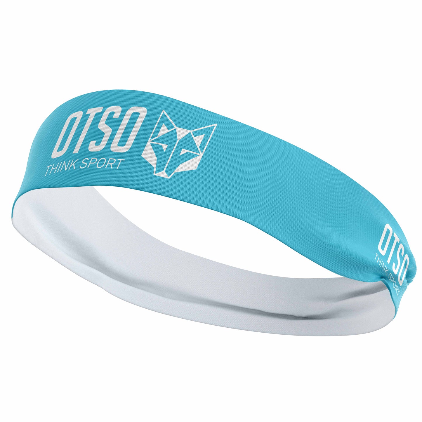 Cinta de cap - OTSO Sport Light Blue / White