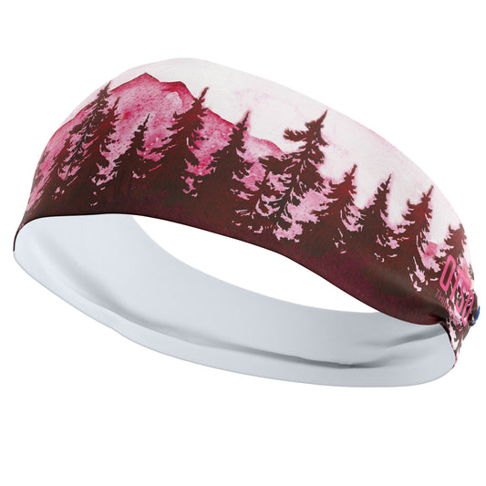 Headband - Pink Forest