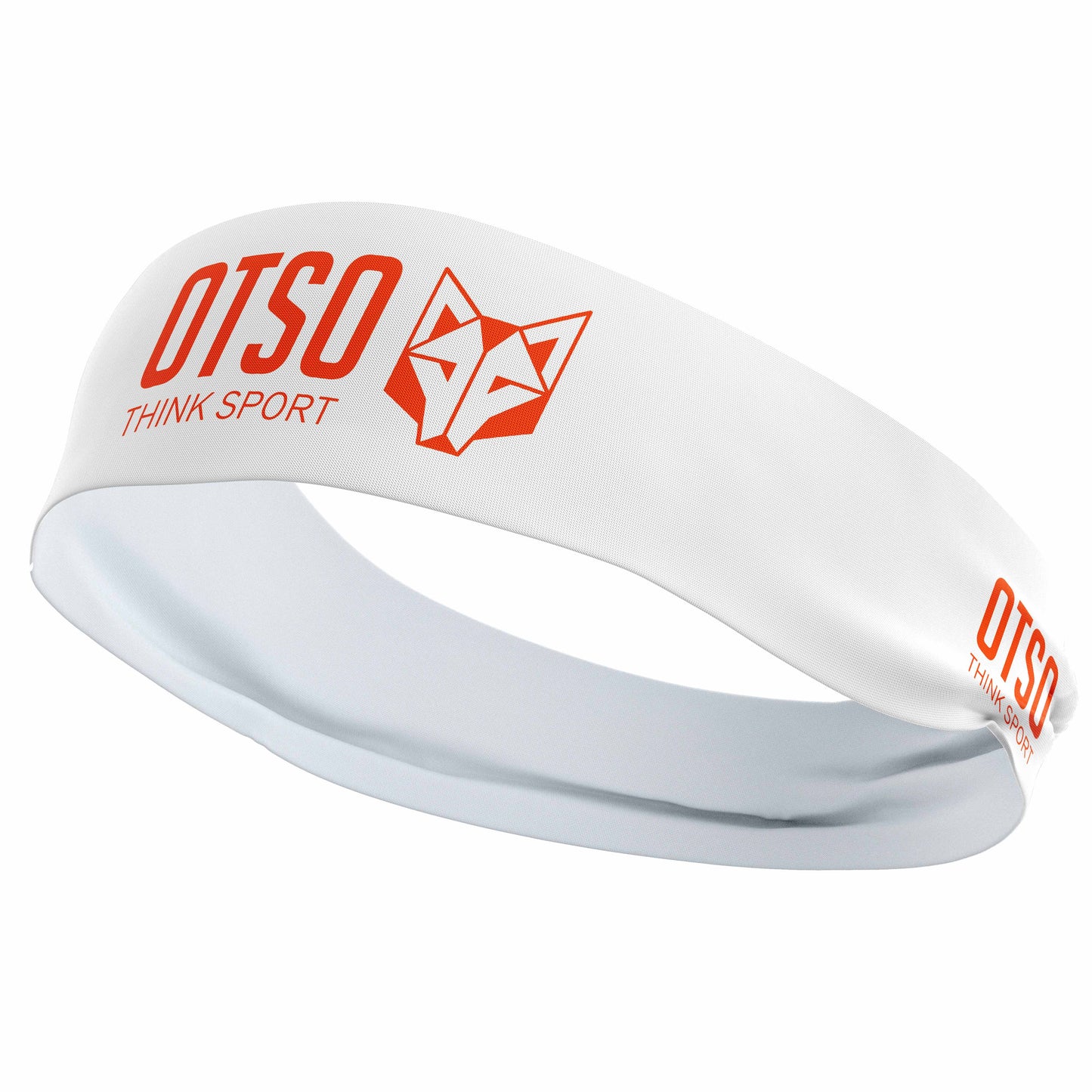 Fascia per la testa - OTSO Sport Bianco / Arancione Fluo