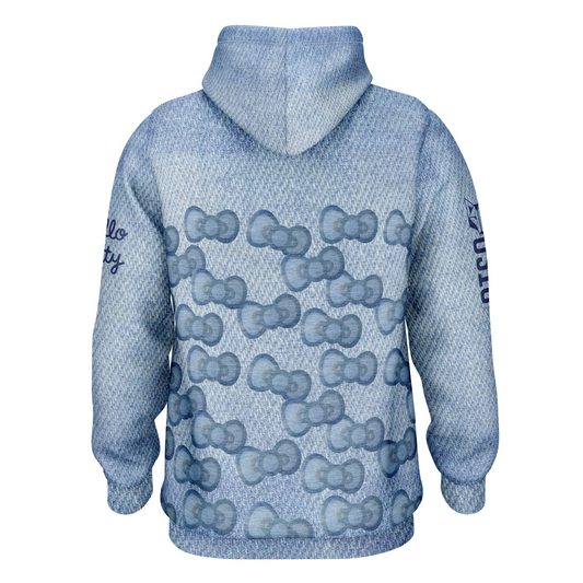 Sweat à capuche - Hello Kitty Denim