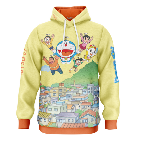 Sweat à capuche - Doraemon  Friends forever