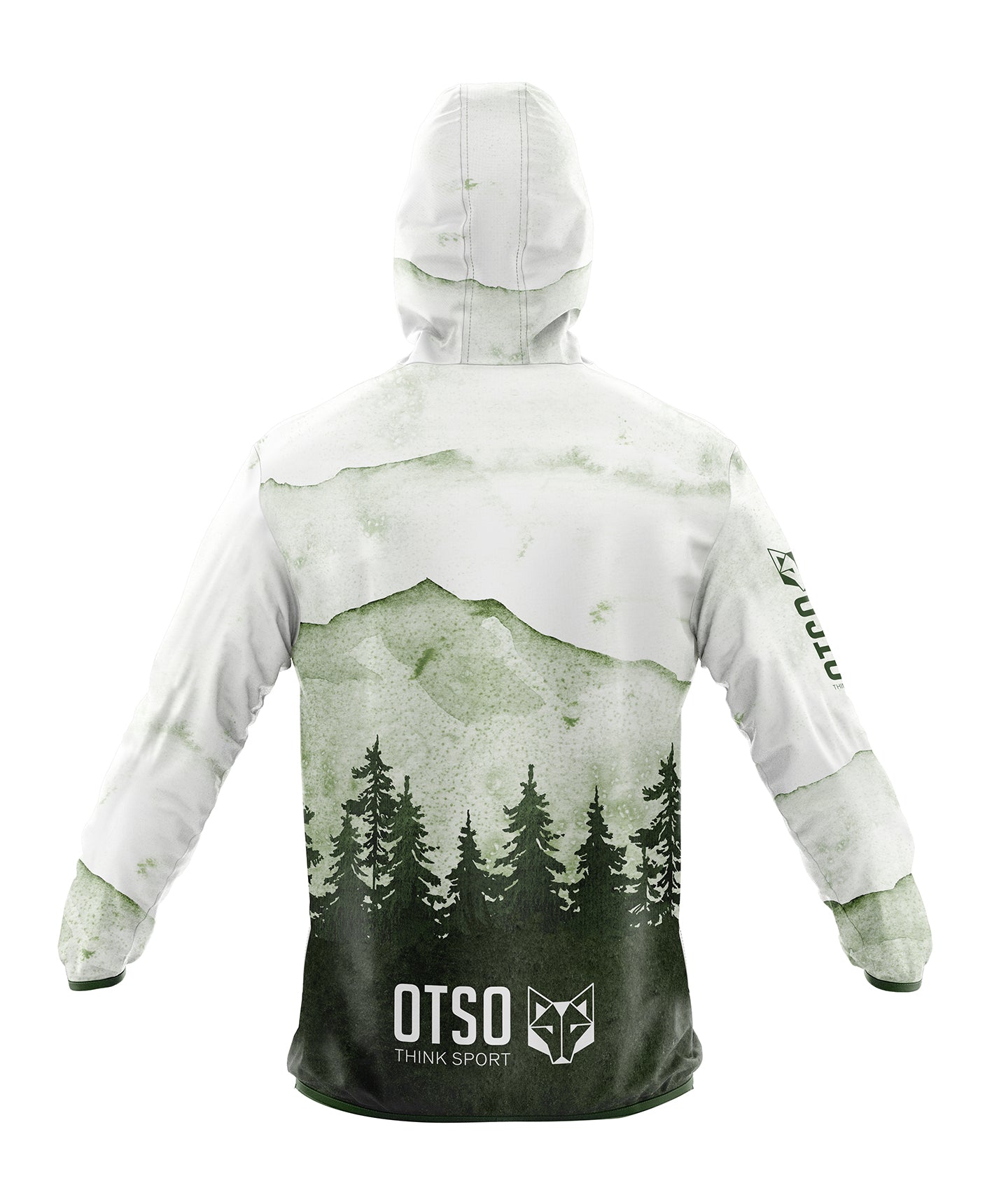 Unisex Running Jacket - Green Forest