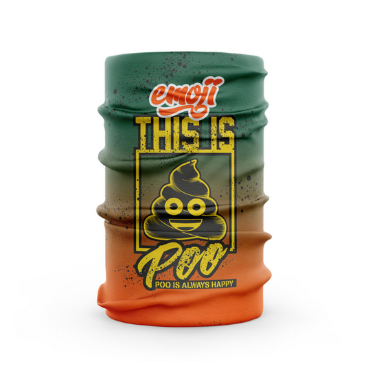 Protector de cuello - Emoji Be like Poo (Outlet)