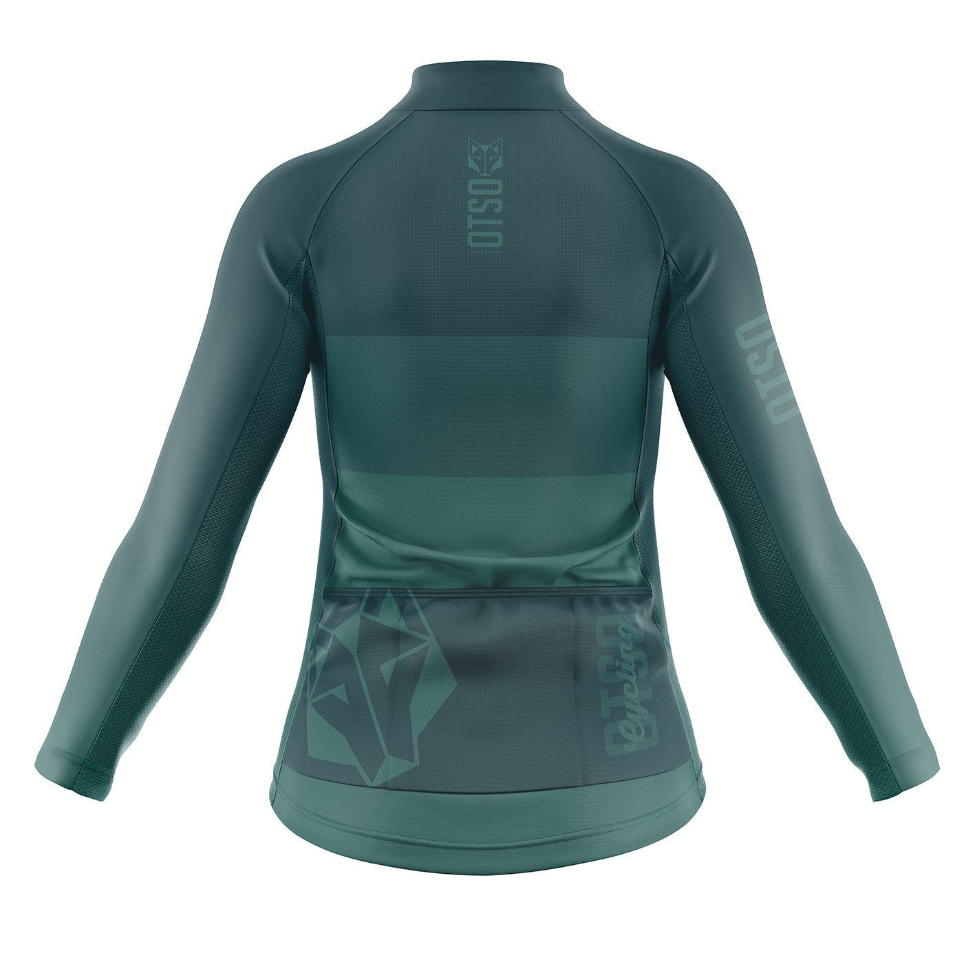 Maillot cycliste hiver manches longues femme -  Greenforest