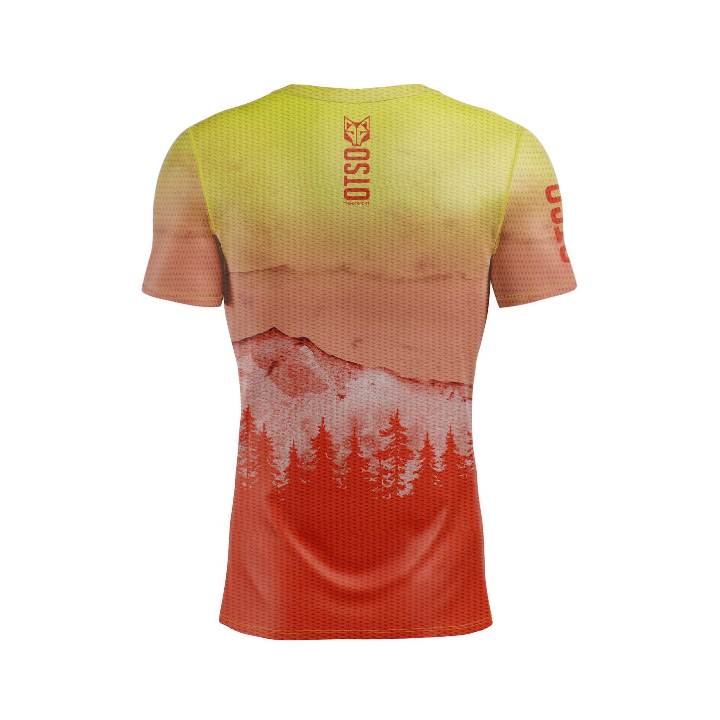 T-shirt manches courtes homme - Orange Forest