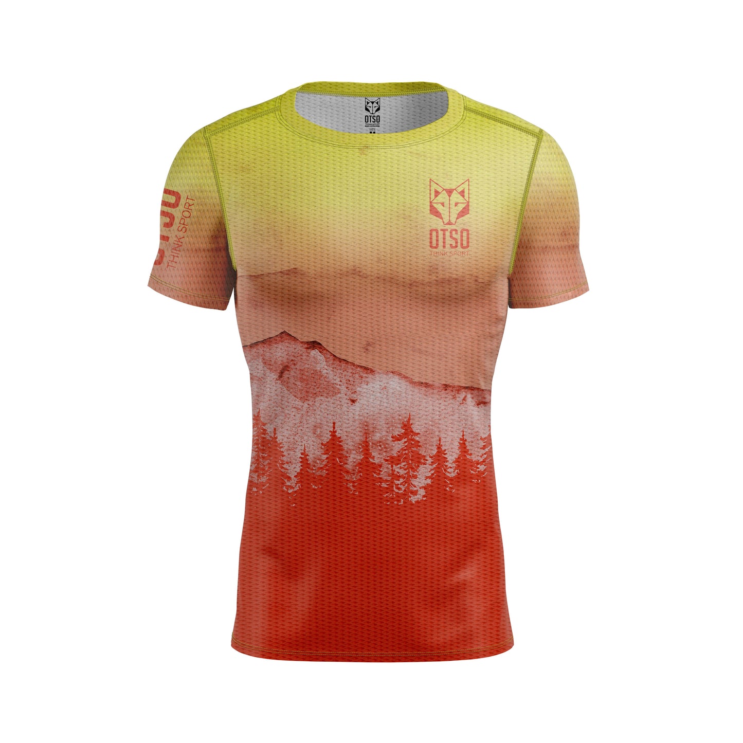 T-shirt manches courtes homme - Orange Forest