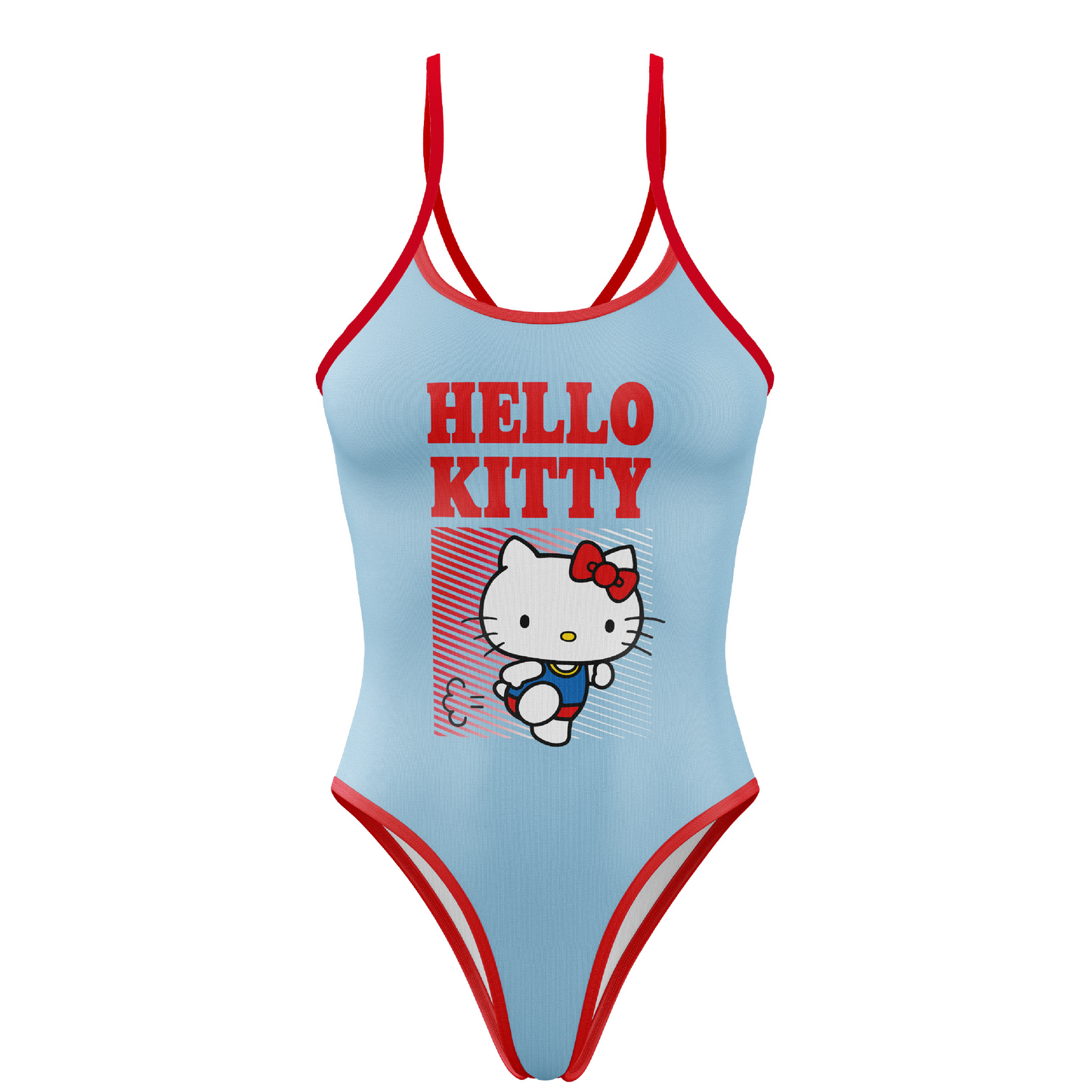 Girl and Women's Swimsuit - Hello Kitty Stripes (Outlet)