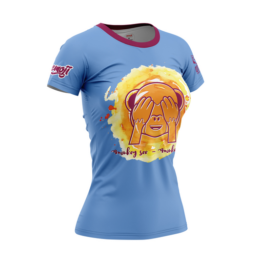 Camiseta manga corta mujer - Emoji Monkey See (Outlet)