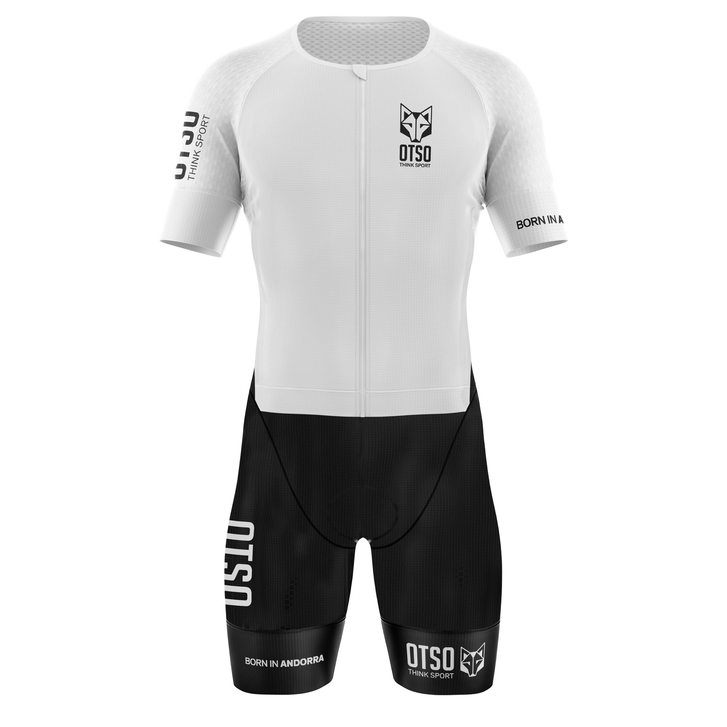 Women's triathlon suit - Black & white