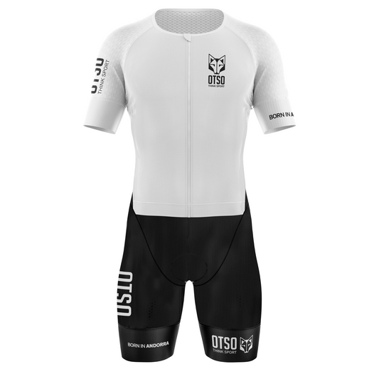 Tuta da triathlon da uomo - Black & white