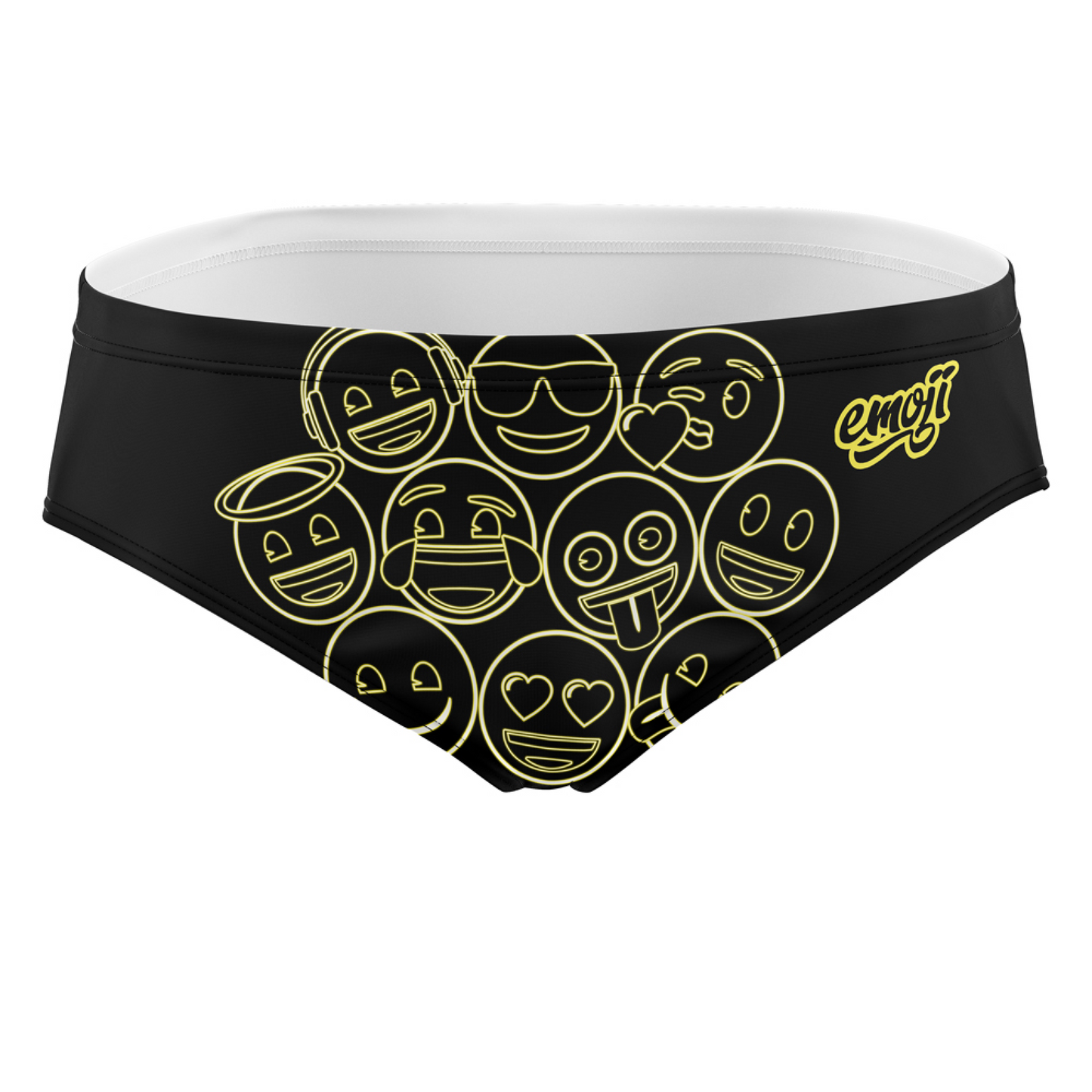 Cuecas de banho masculinas - Emoji Neon Faces