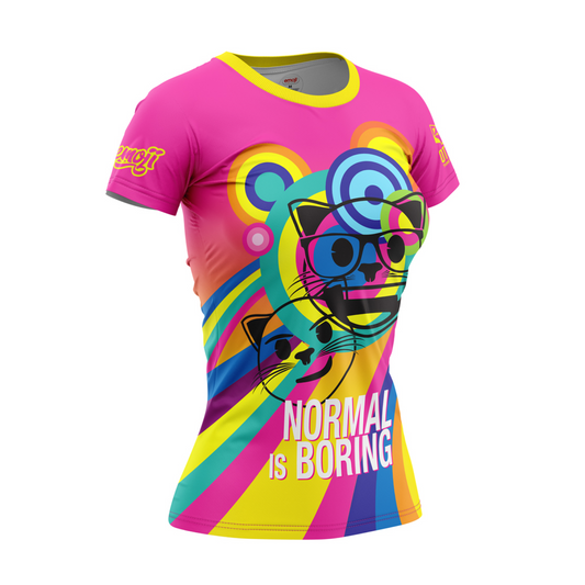 T-shirt manches courtes femme - Emoji Normal Is Boring