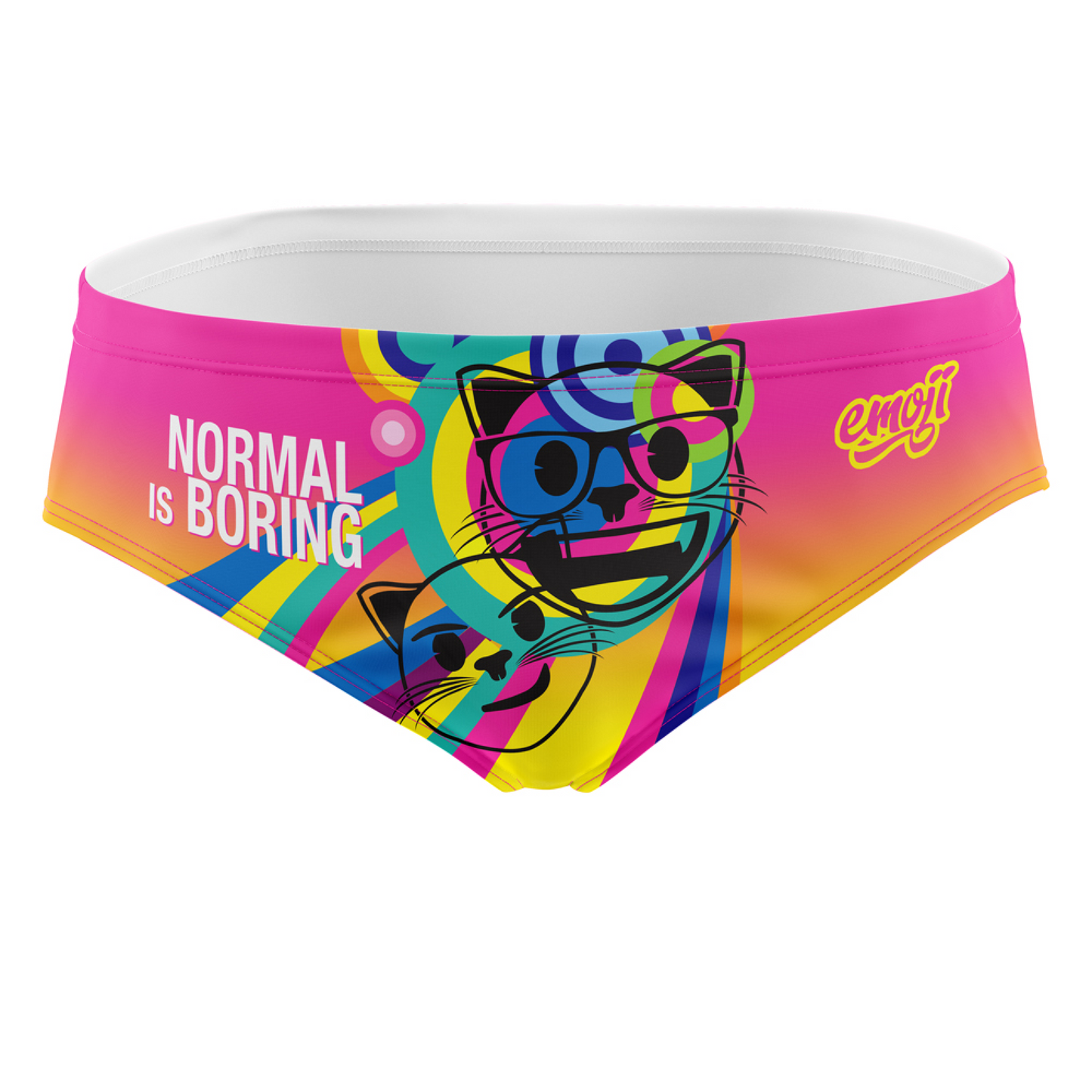 Slip da bagno da uomo - Emoji Normal Is Boring