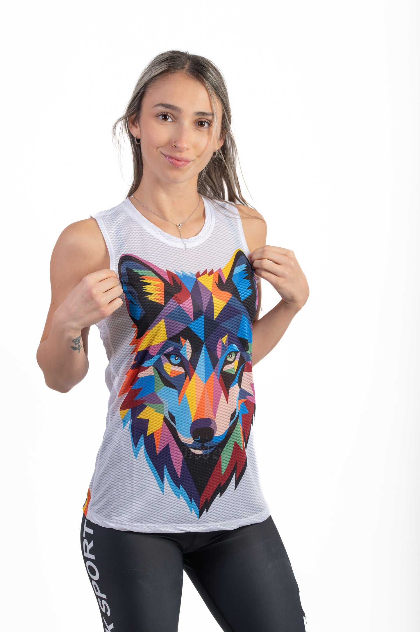 Camiseta sin mangas mujer - Be A Wolf