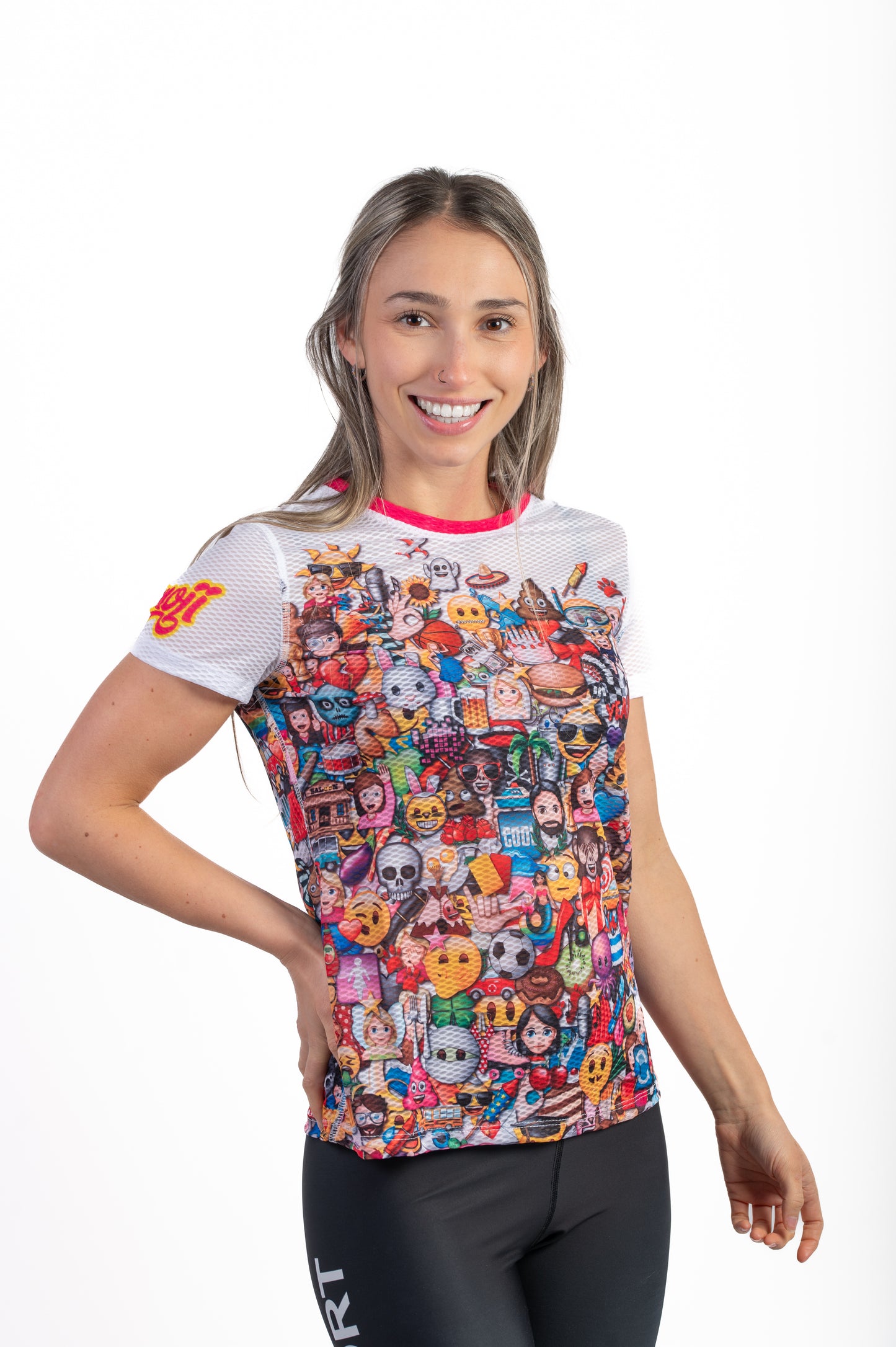 Camiseta manga corta mujer - Emoji Big Wave (Outlet)