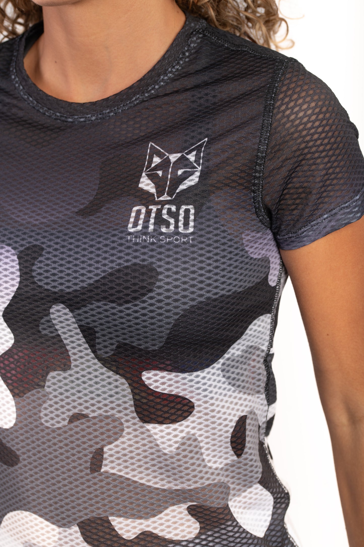 T-shirt manches courtes femme - Camo Grey