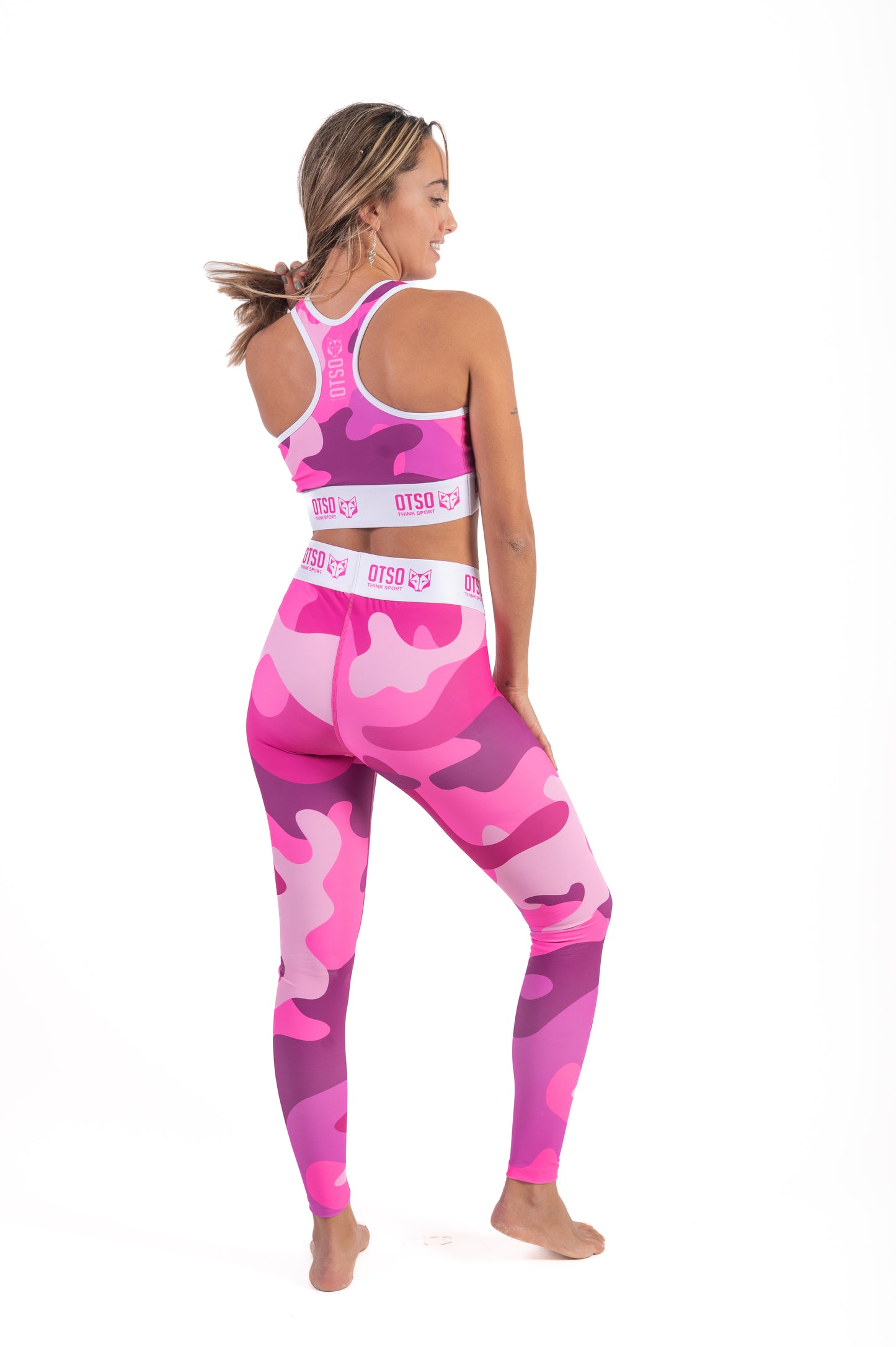 Top de desporto - Camo Pink