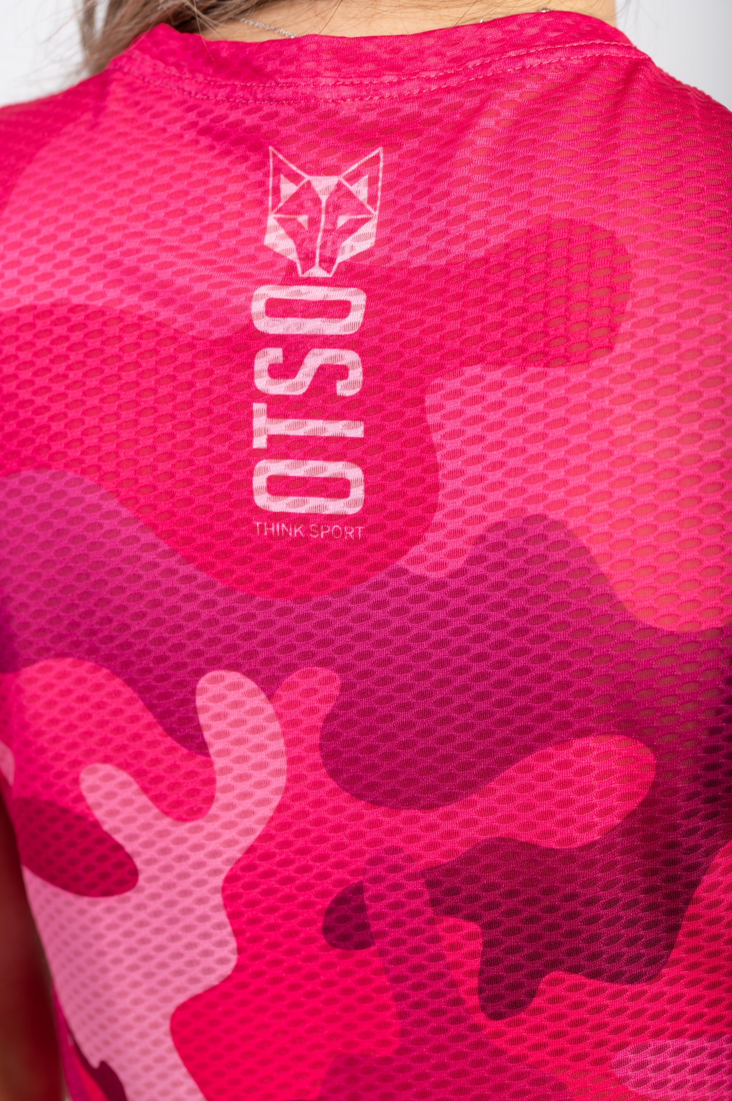 Camiseta manga corta mujer - Camo Pink