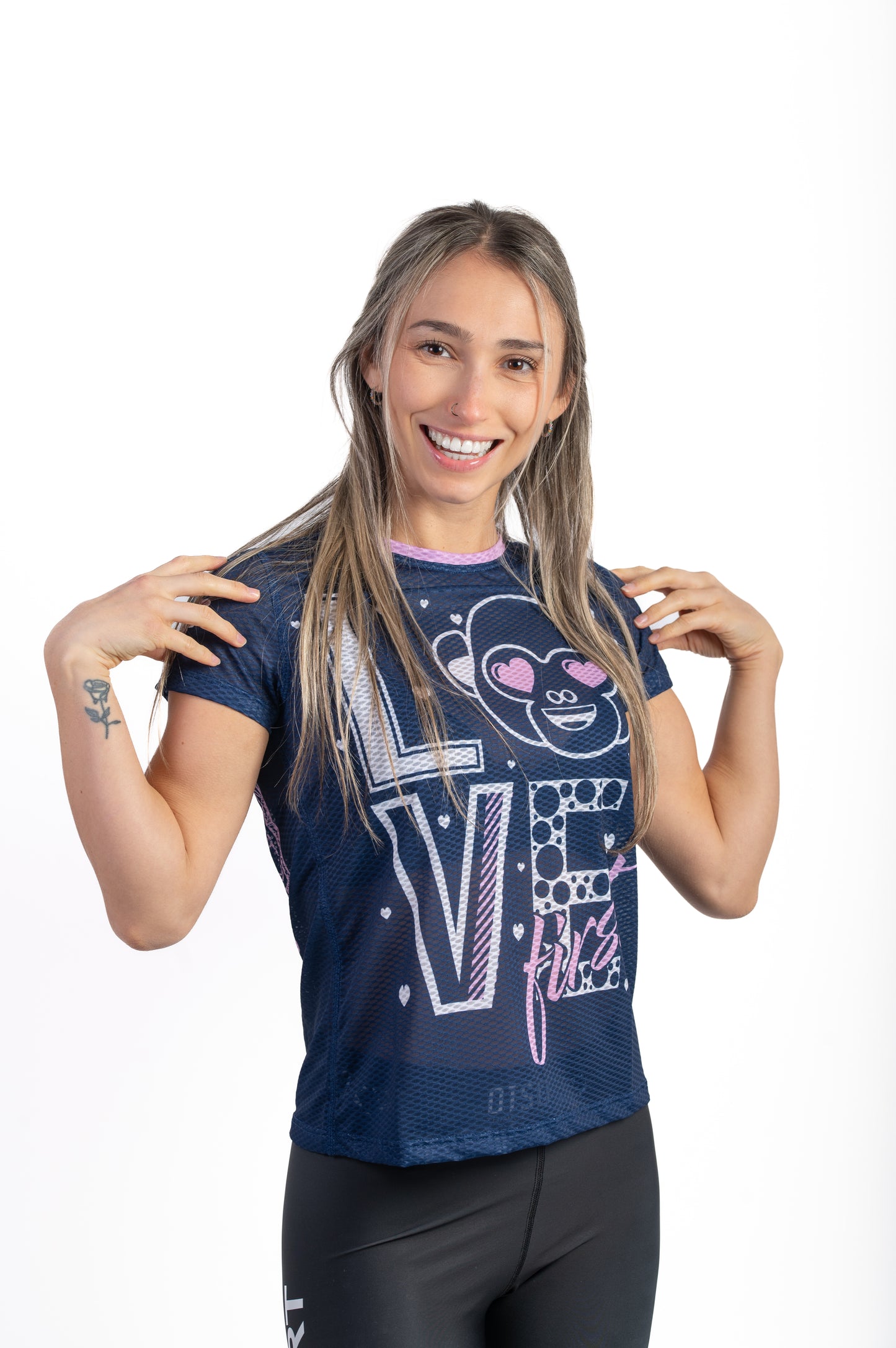 T-shirt manches courtes femme - Emoji Love First