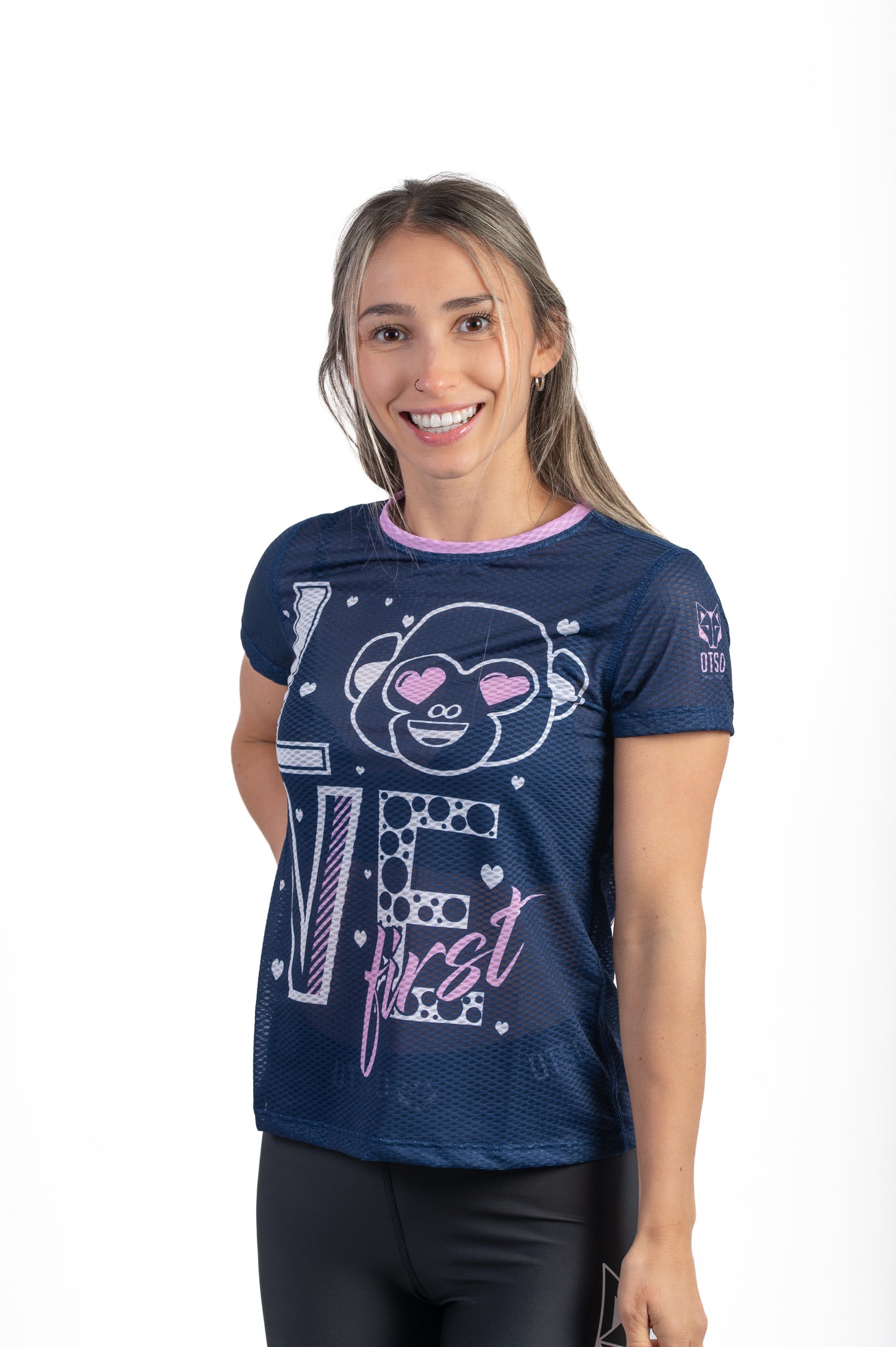 T-shirt manches courtes femme - Emoji Love First