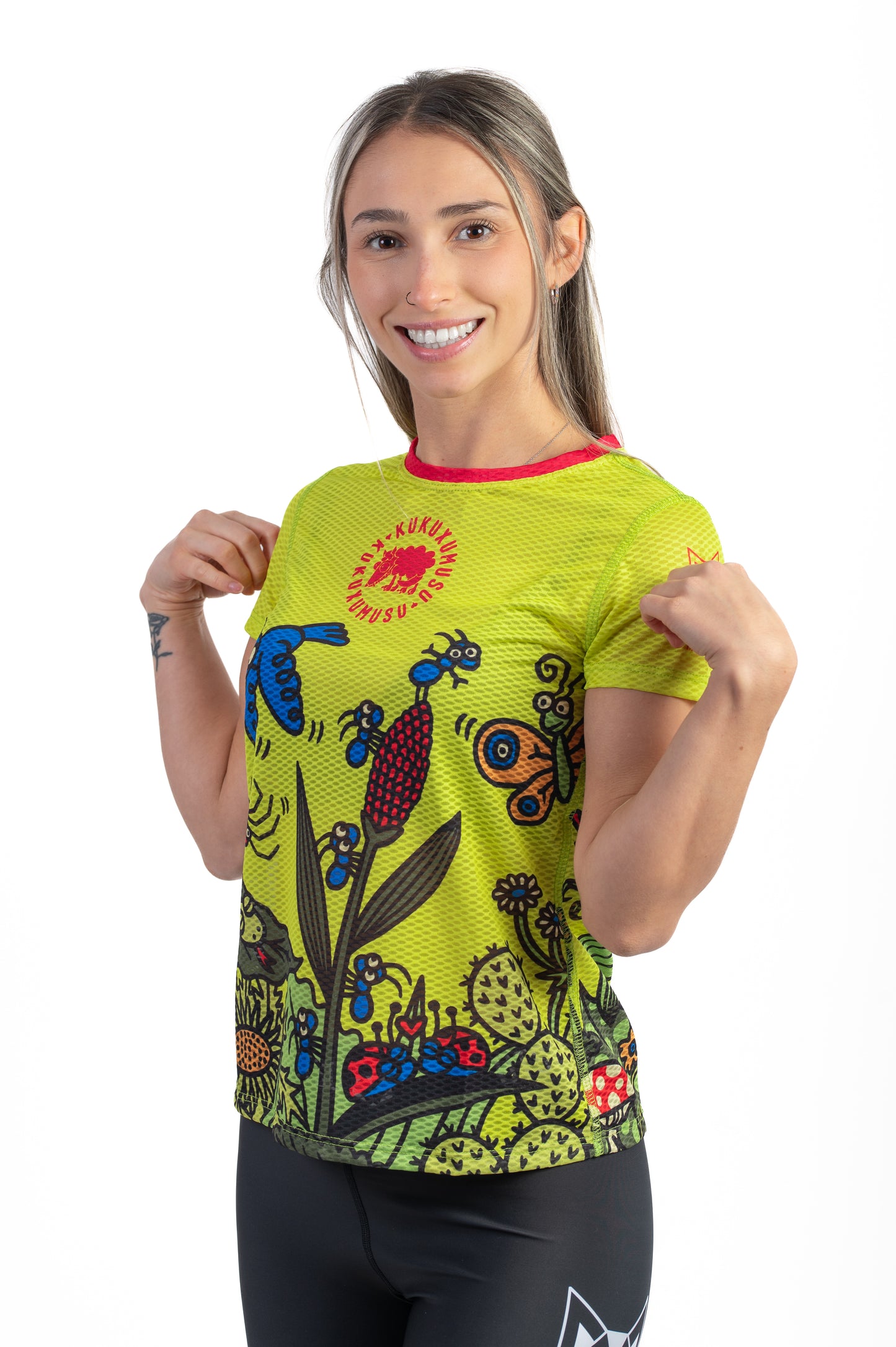 T-shirt manches courtes femme - Kukuxumusu Forest