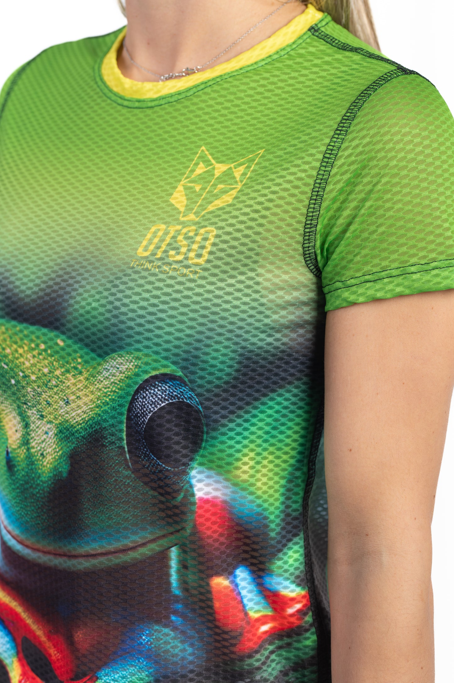 T-shirt de manga curta para mulher - Frog