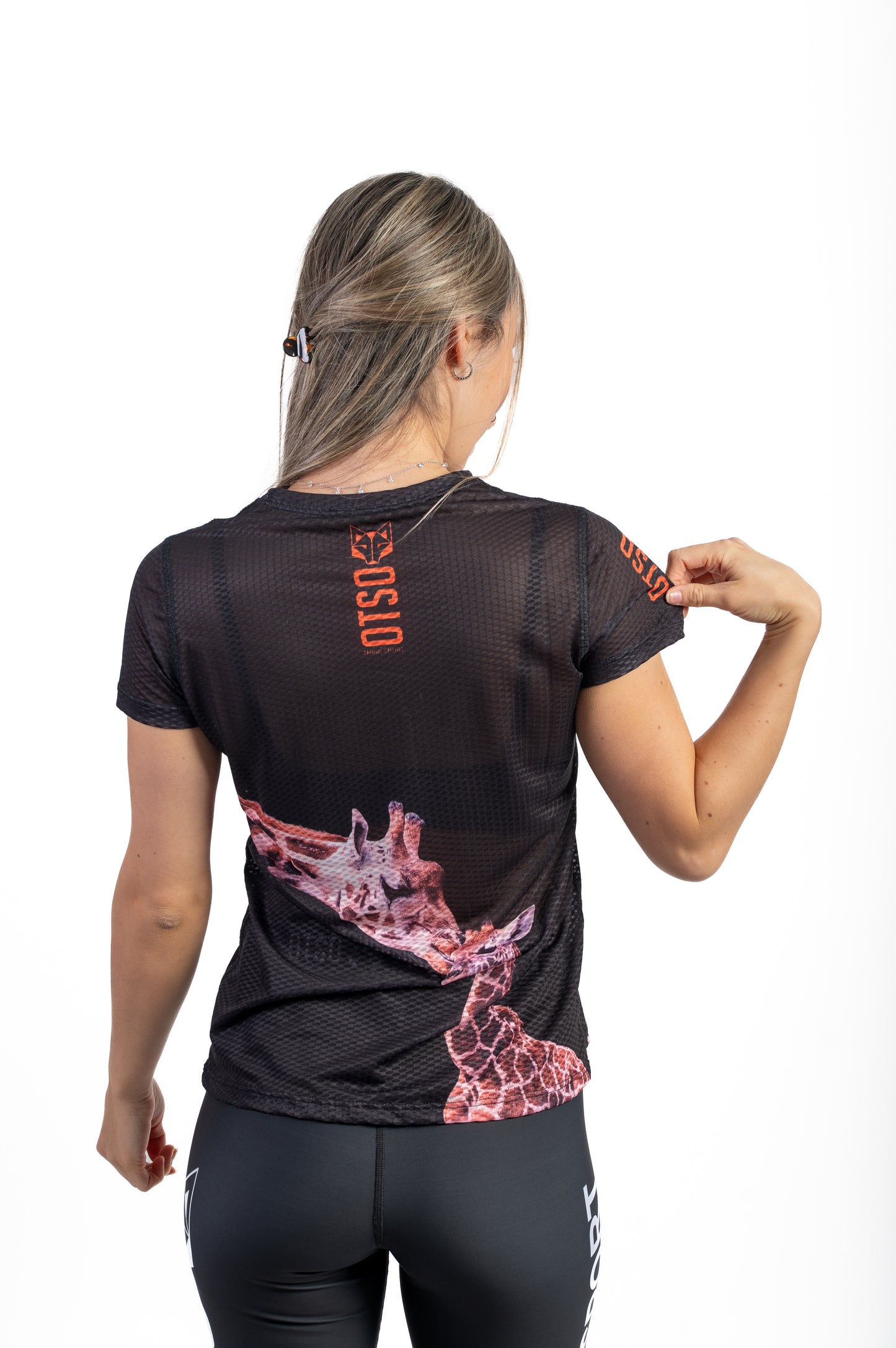 T-shirt manches courtes femme - Girafe