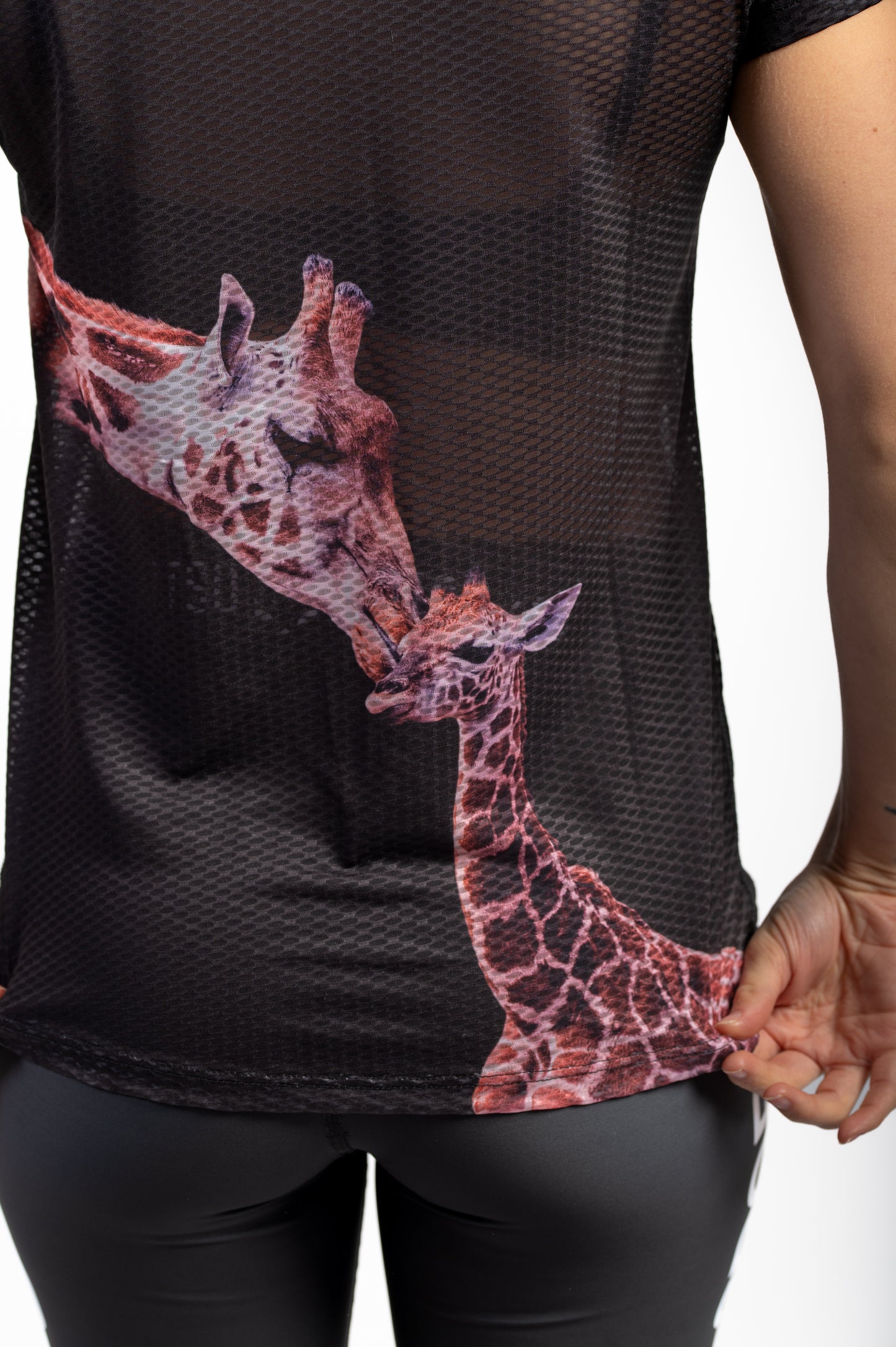 T-shirt manches courtes femme - Girafe