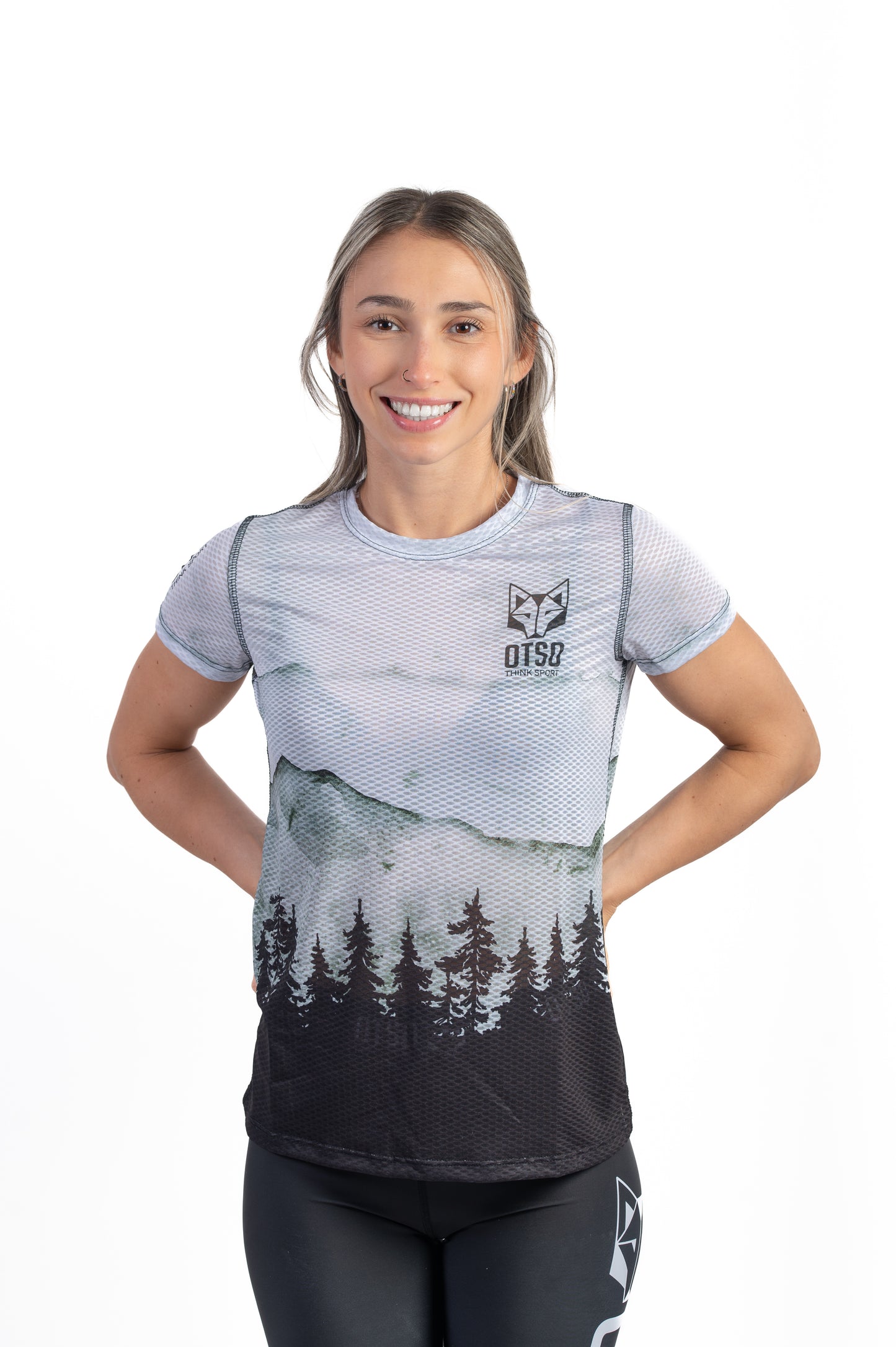 T-shirt manches courtes femme - Green Forest
