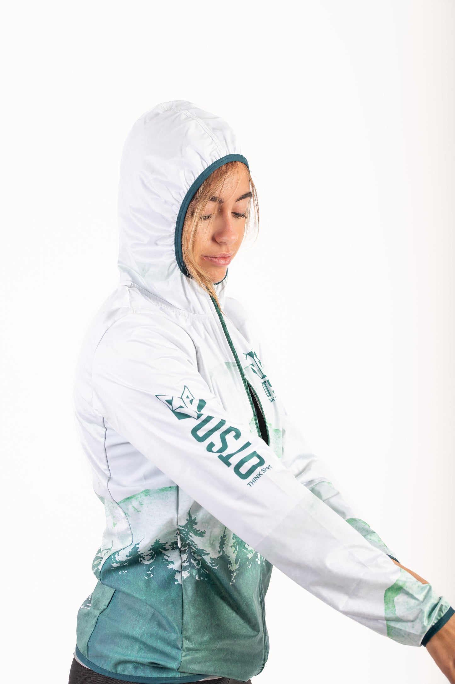 Unisex Running Jacket - Green Forest