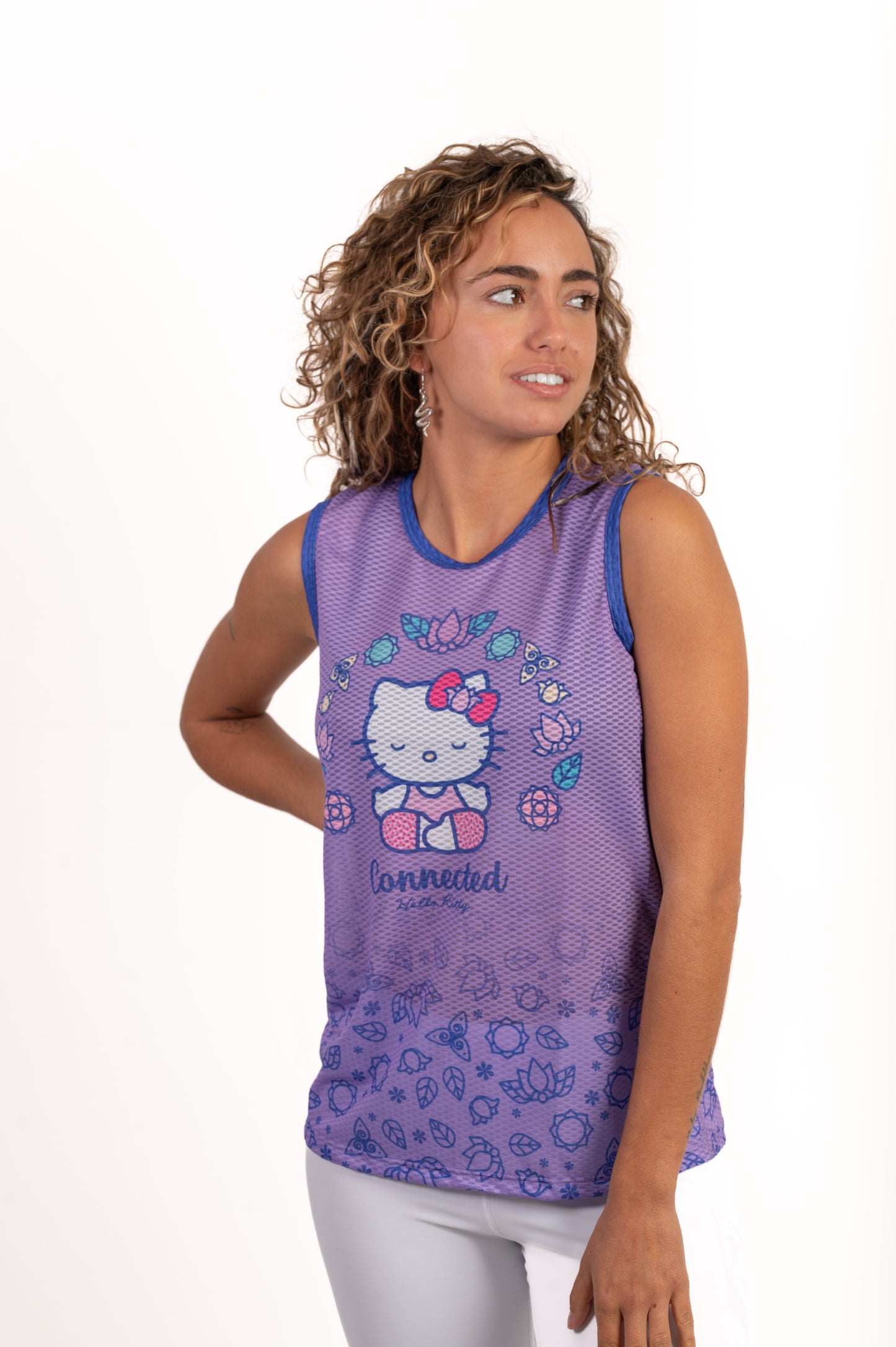 Samarreta sense mànigues nena i dona - Hello Kitty Connected