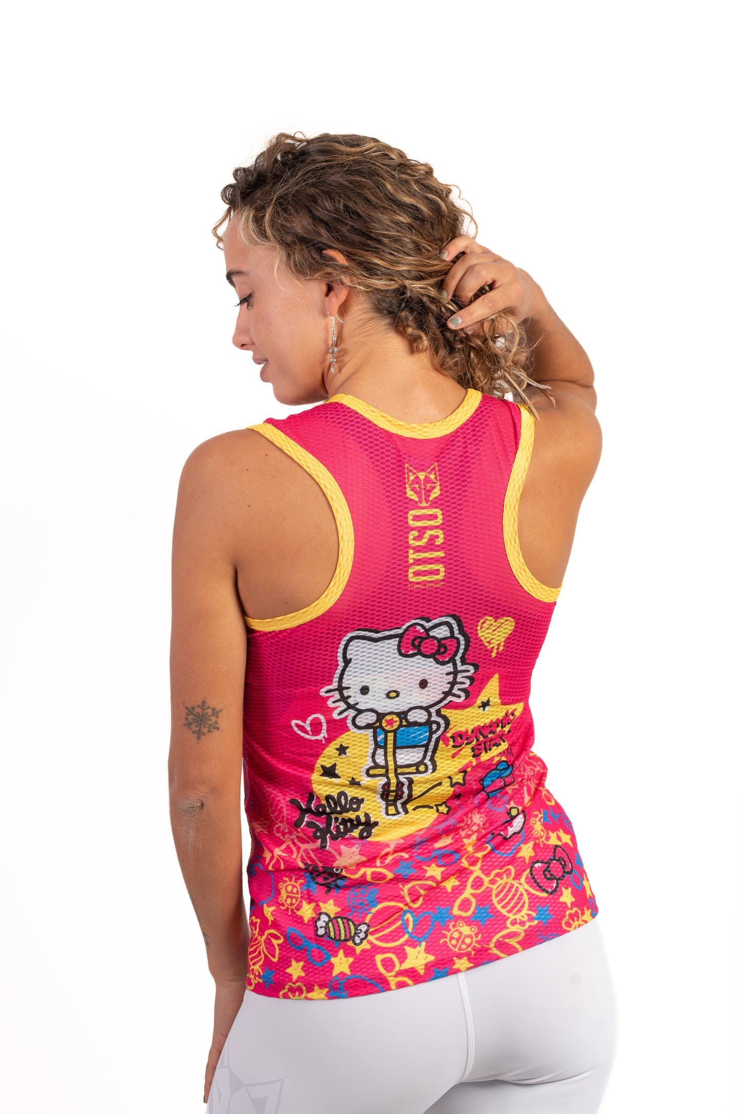 T-shirt sem mangas para menina e senhora - Hello Kitty Sparkle