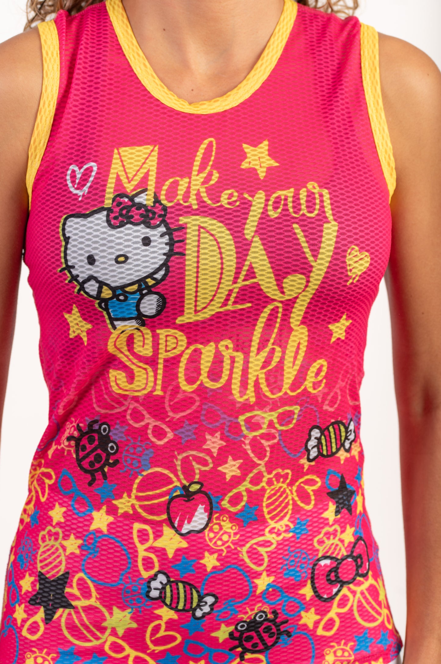 T-shirt sem mangas para menina e senhora - Hello Kitty Sparkle